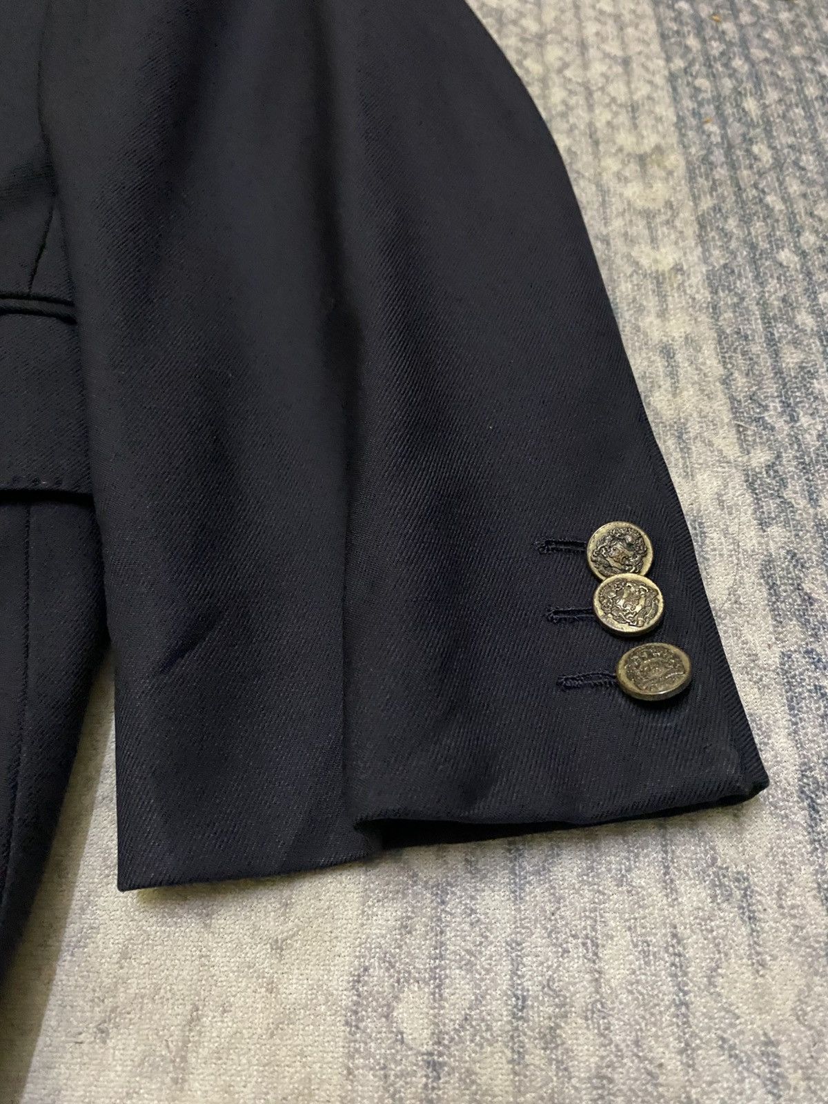 Celine CELINE PARIS DOUBLE BREAST BLAZER STAMPED LOGO BUTTON Size US S / EU 44-46 / 1 - 8 Thumbnail