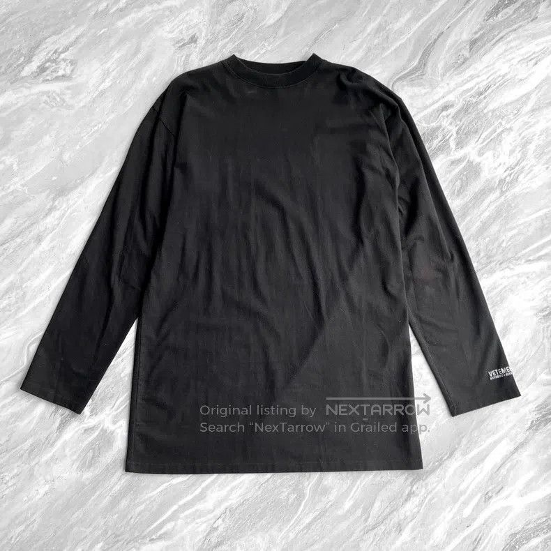 Vetements Vetements Back Inscription Long Sleeve Hoodie Size US M / EU 48-50 / 2 - 2 Thumbnail