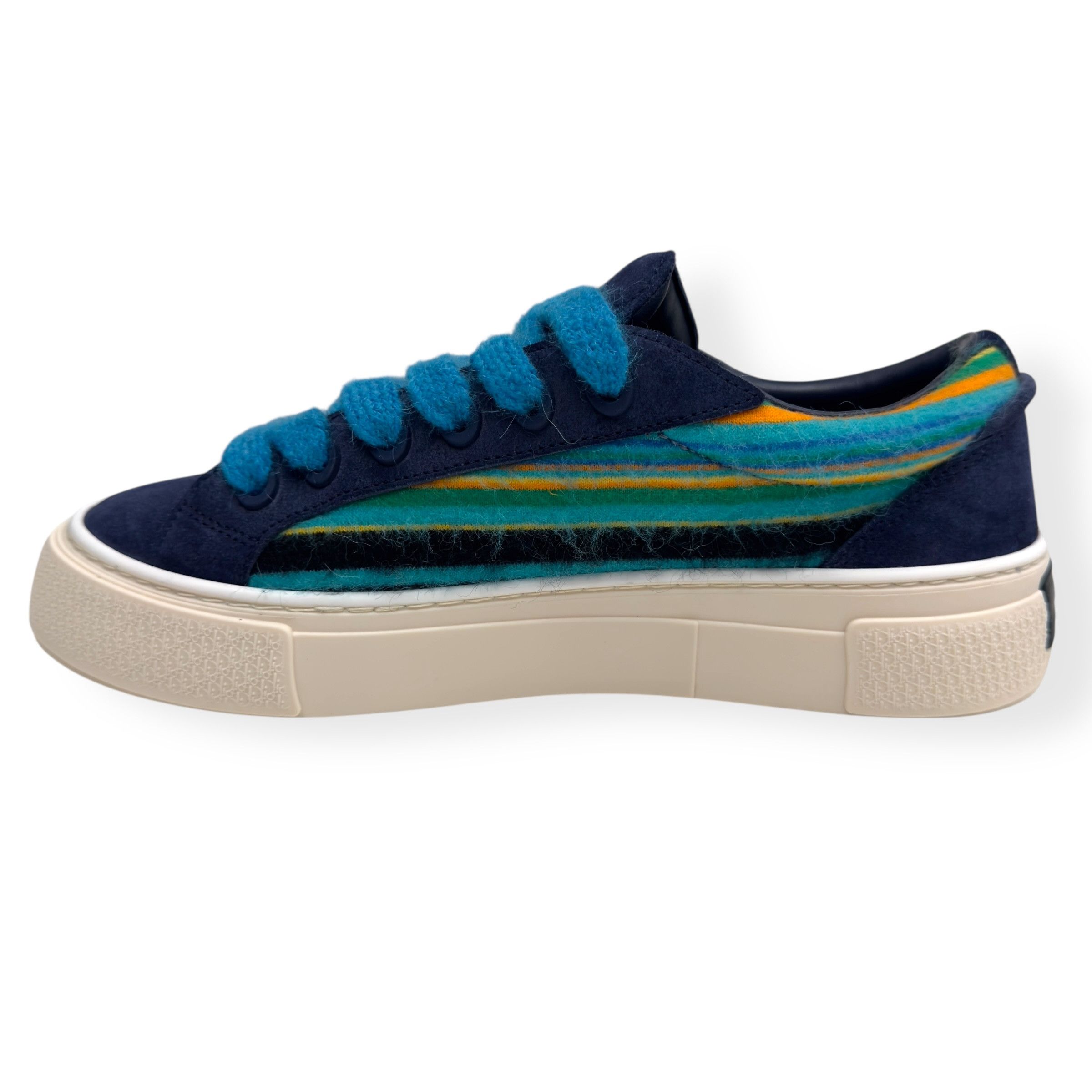 Dior DIOR X DENIM TEARS B33 MOHAIR SNEAKER BLUE 42 / UK8 Size US 9 / EU 42 - 3 Thumbnail