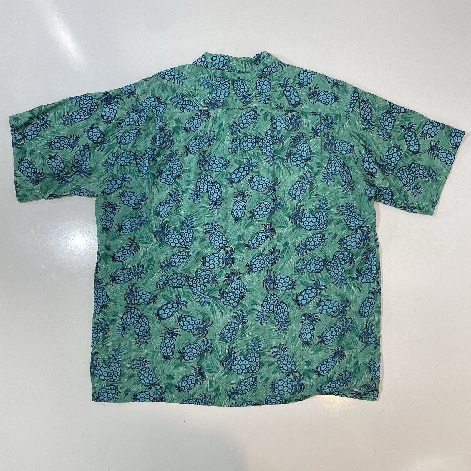 Pineapple Connection Pineapple Connection Men’s Hawaiian Shirt Blue Green Floral Size US L / EU 52-54 / 3 - 6 Thumbnail
