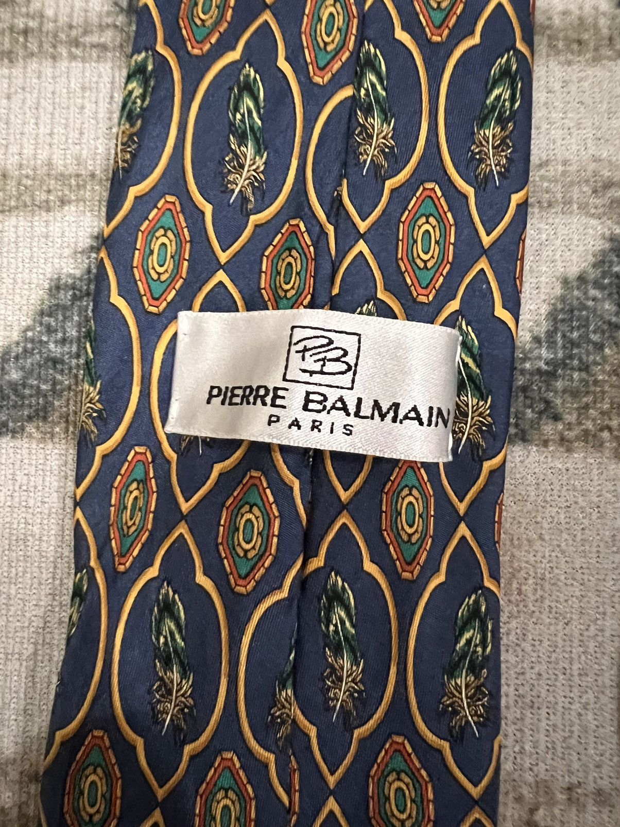 Pierre Balmain Pierre Balmain Silk Tie Size ONE SIZE - 5 Thumbnail