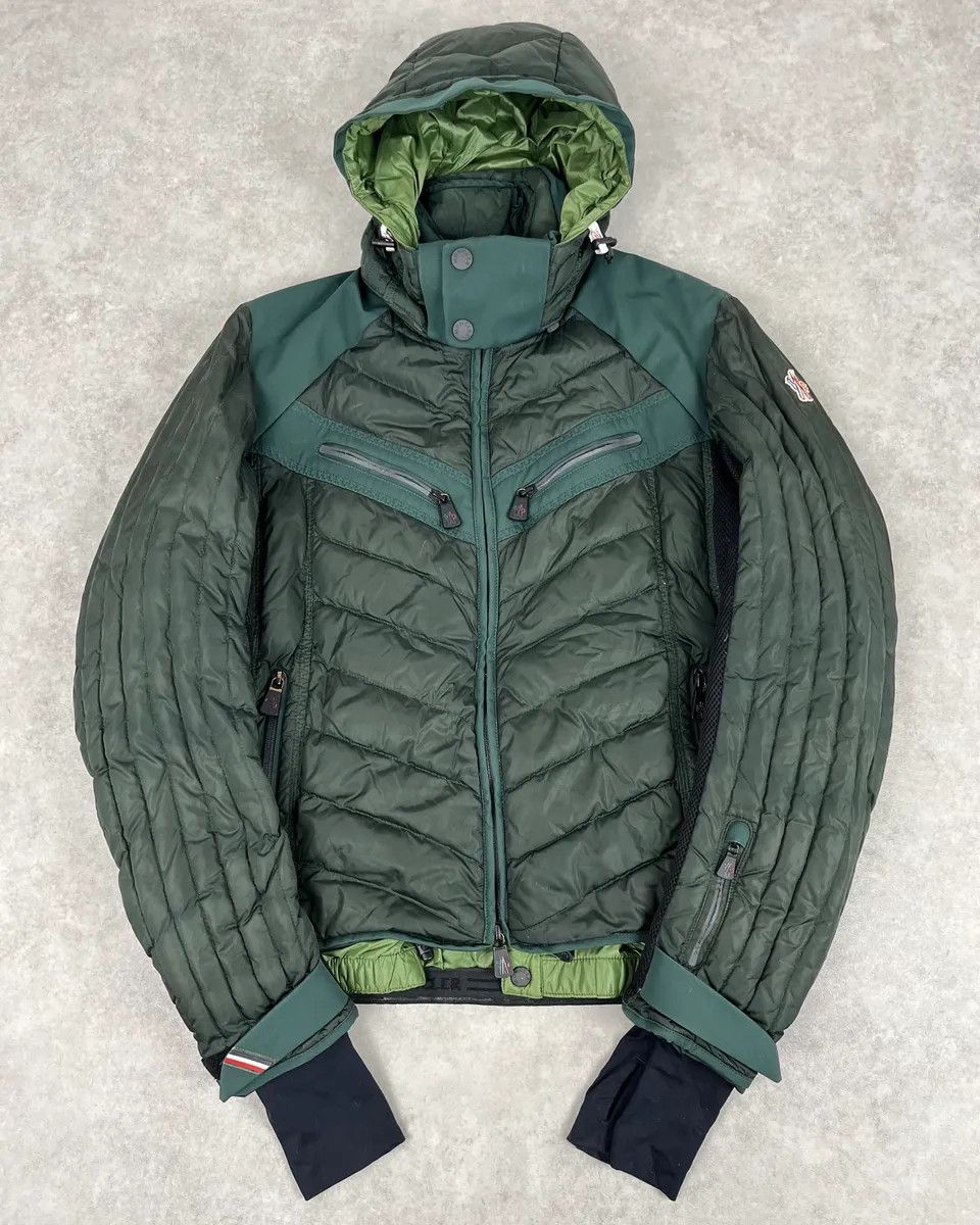 Moncler Moncler Olive Nylon Quilted Down Puffer Jacket Size US M / EU 48-50 / 2 - 1 Thumbnail
