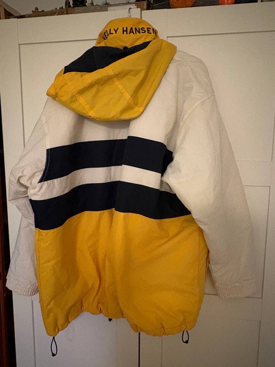 Helly Hansen Helly Hansen HH Vintage Sailing Jacket Yellow Navy Waterproo Size US L / EU 52-54 / 3 - 6 Thumbnail