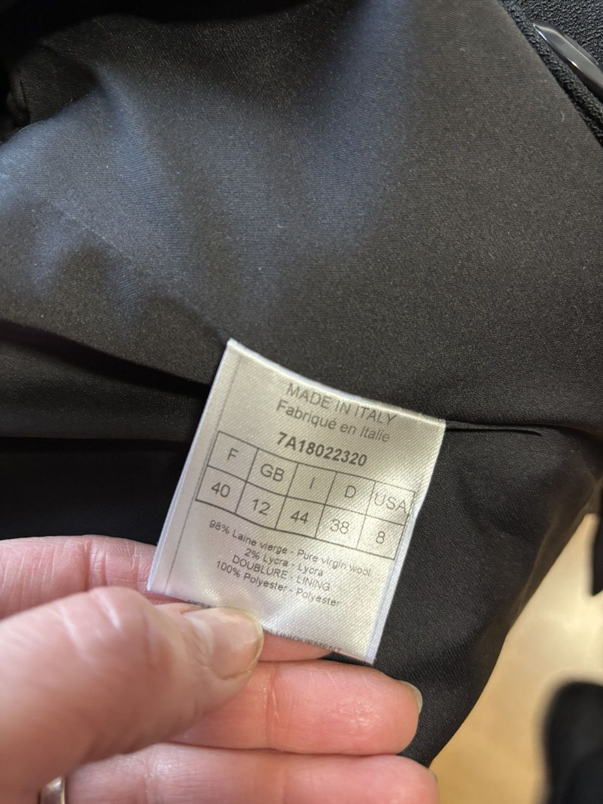 Dior CHRISTIAN DIOR Suit Bar jacket and pants Size S / US 4 / IT 40 - 14 Thumbnail