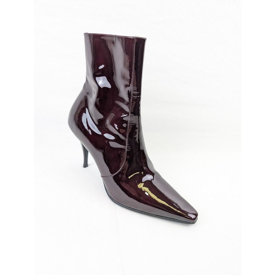 Saint Laurent Paris o1rshd1 Ziggy 90 Zipped Boots in Deep Bordeaux Size US 8 / EU 41 - 2 Thumbnail