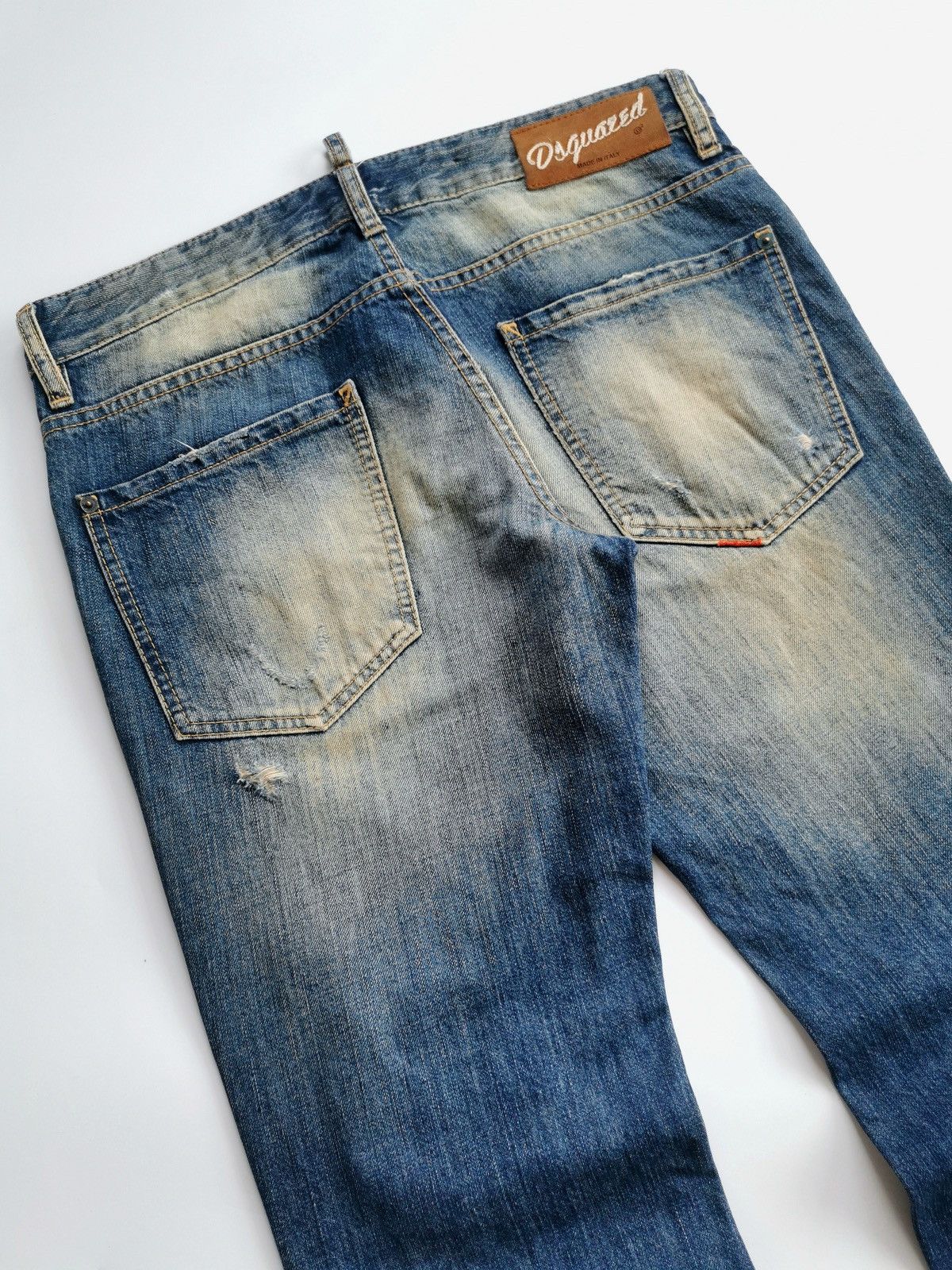 Dsquared2 Thrashed Punk Pin Needle Mud Dsquared2 Distressed Jeans Size US 33 - 10 Thumbnail