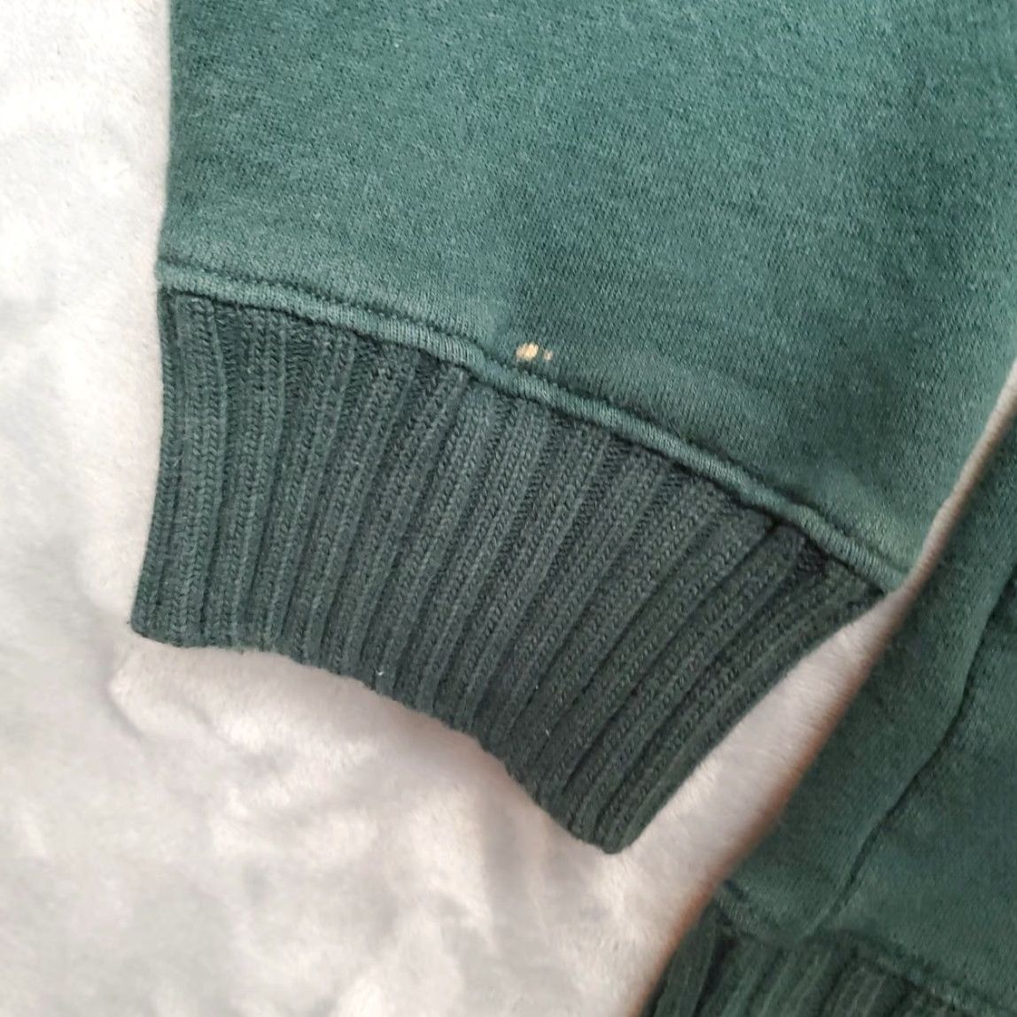Tommy Hilfiger VINTAGE Tommy Hilfiger Sweater Mens L Green Chenille V-neck Pullover USA Casual 90s Mens Size US L / EU 52-54 / 3 - 6 Thumbnail