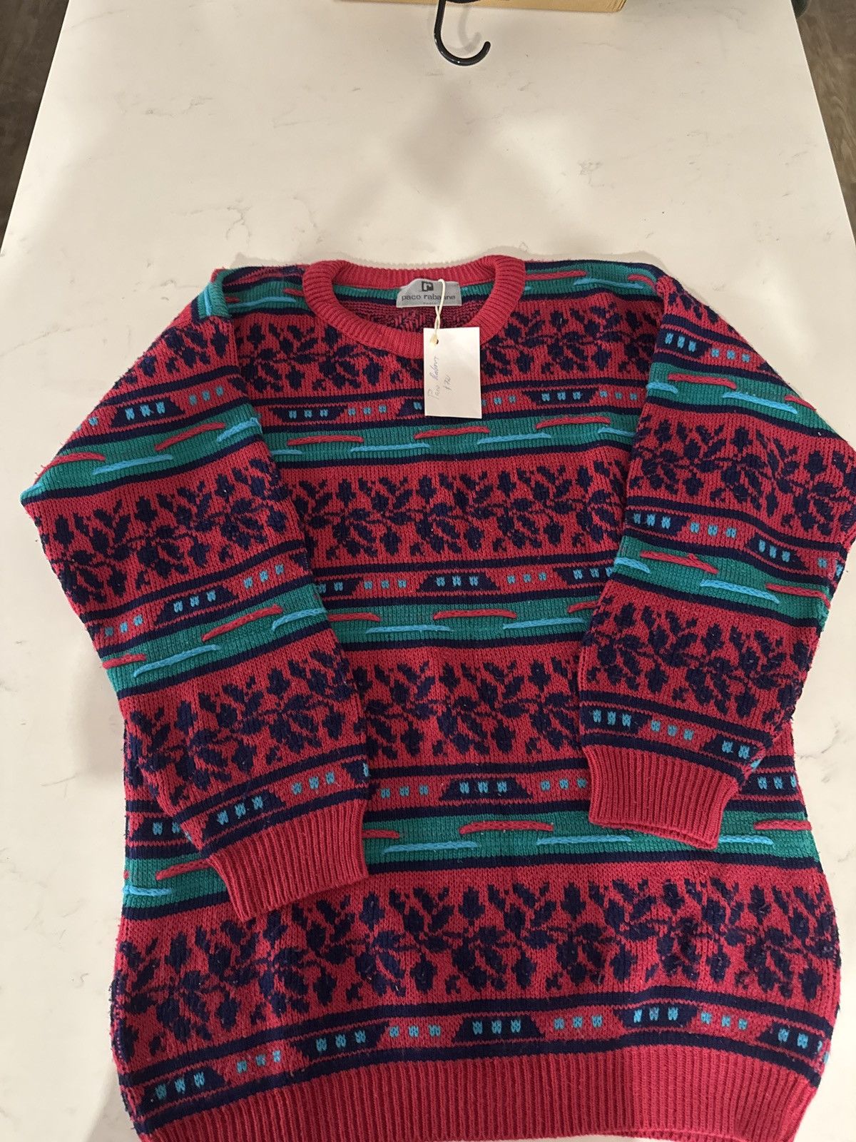Designer × Vintage Vintage paco rabanne sweater Size US M / EU 48-50 / 2 - 1 Thumbnail