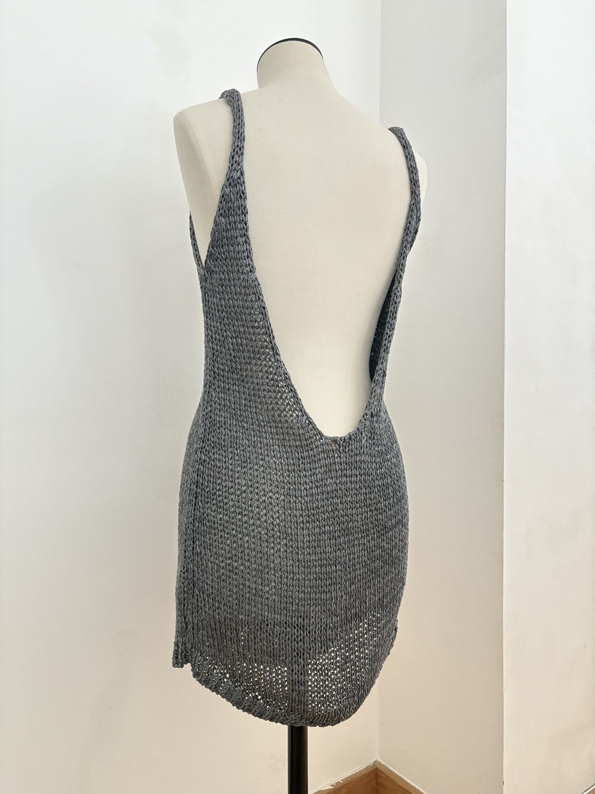 Diesel Knitted grey DIESEL dress Size M / US 6-8 / IT 42-44 - 2 Thumbnail