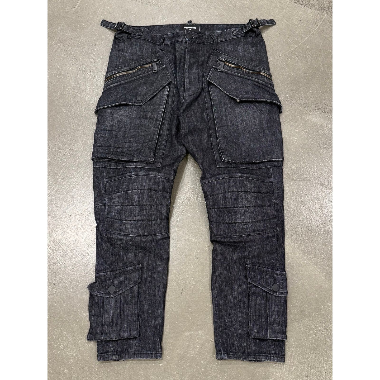 Dsquared2 2000s DsQuared2 cargo biker pants Size US 32 / EU 48 - 1 Thumbnail