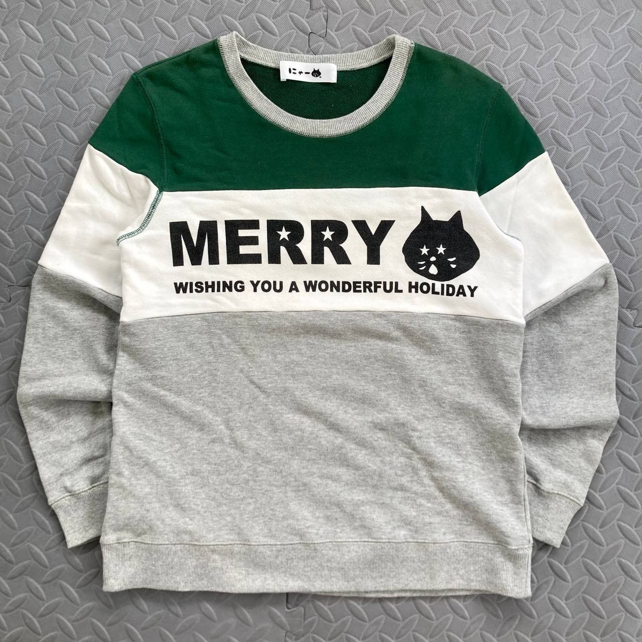 Ne-Net Merry Nya Cat Holiday Sweatshirt Size US S / EU 44-46 / 1 - 1 Thumbnail
