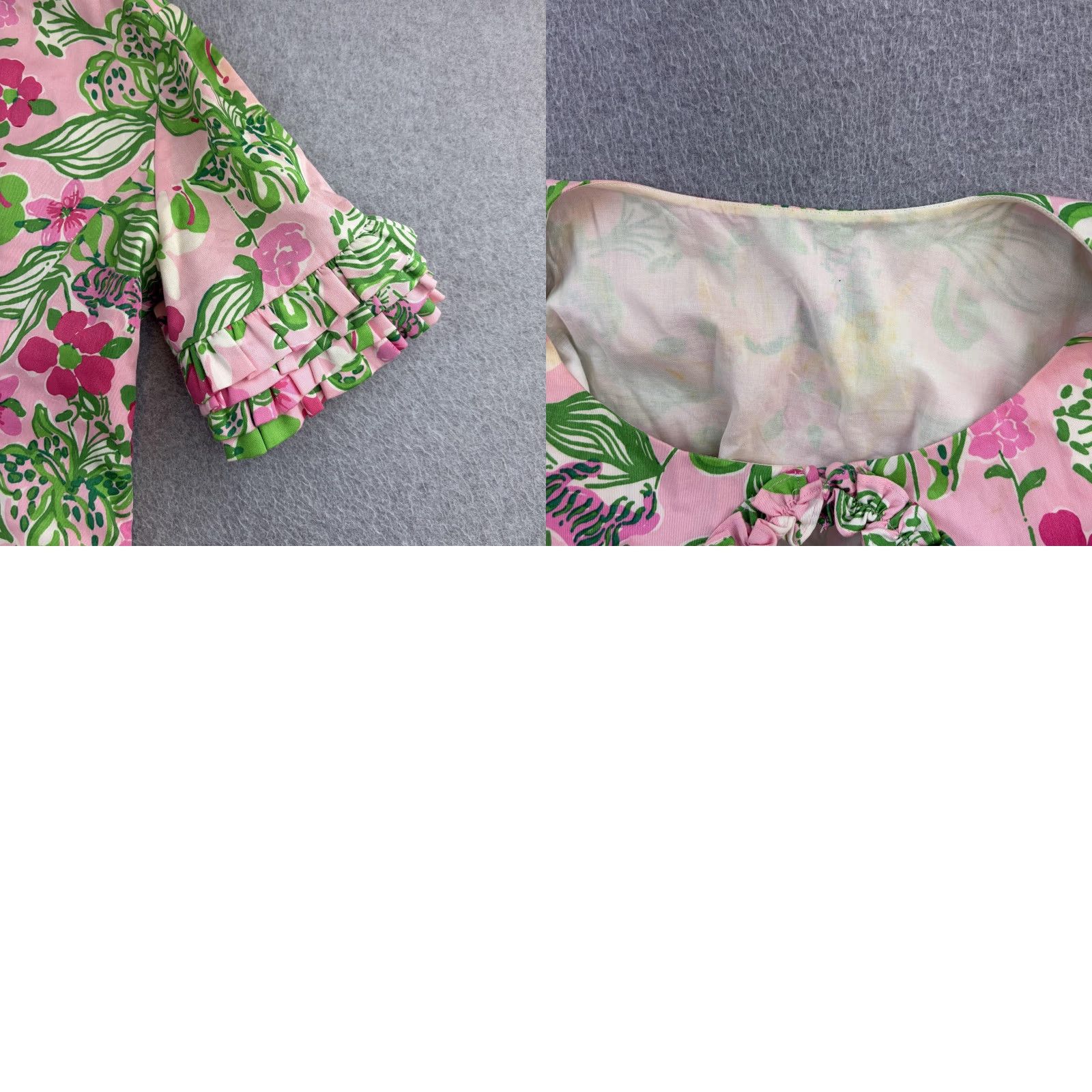 Lilly Pulitzer Lilly Pulitzer Jubilee Dress Womens 0 Pink Floral Ruffle Short Sleeve Shift Lined Jubilee Brand Womens 0 Pink Floral Dress Size XS / US 0-2 / IT 36-38 - 11 Thumbnail