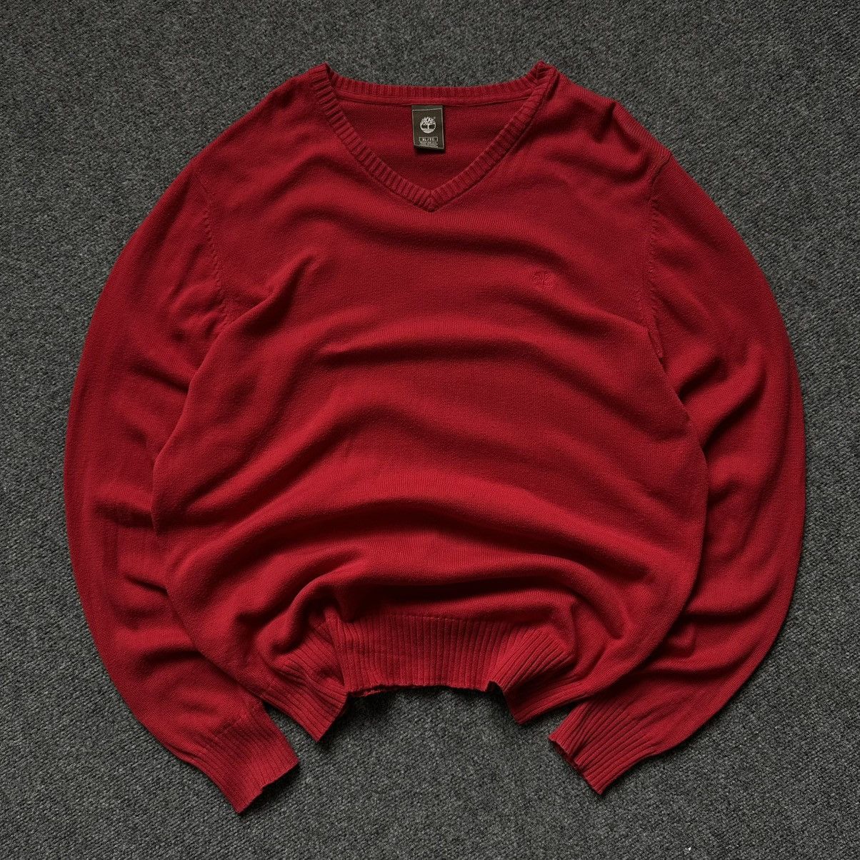 Timberland Luxury Timberland V Neck Knit Sweater Size XL 00s USA Size US XL / EU 56 / 4 - 3 Thumbnail