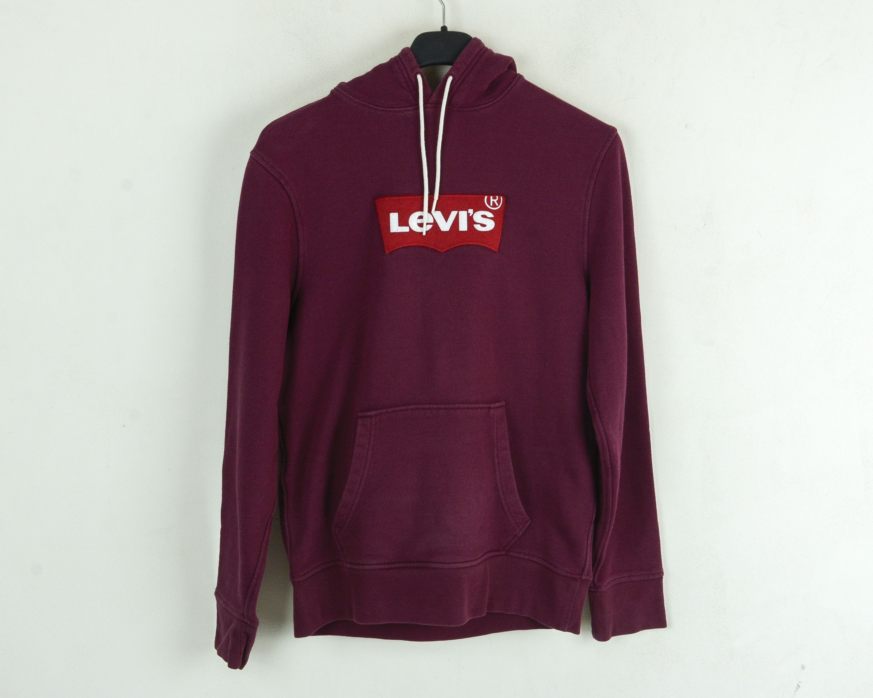 Levi's Men Logo Cotton Hoodie S Sweatshirt Pullover Jumper Casual Size US S / EU 44-46 / 1 - 1 Thumbnail