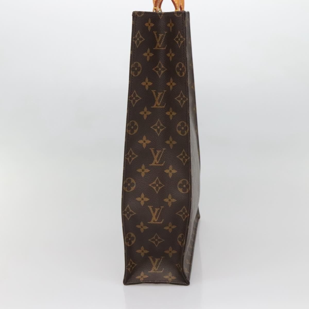 Louis Vuitton LOUIS VUITTON Monogram Sac Plat Hand Bag M51140 Size ONE SIZE - 4 Thumbnail