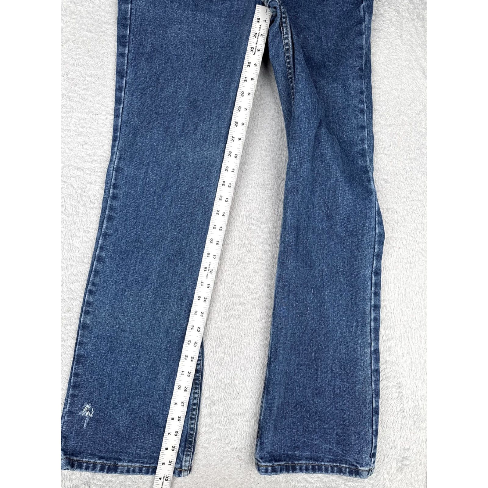 Vintage Canyon River Blues Jeans Juniors 9 Long Blue High Rise Straight Denim 28x32 5-Pocket Design 90s Womens Size 30" / US 8 / IT 44 - 7 Thumbnail