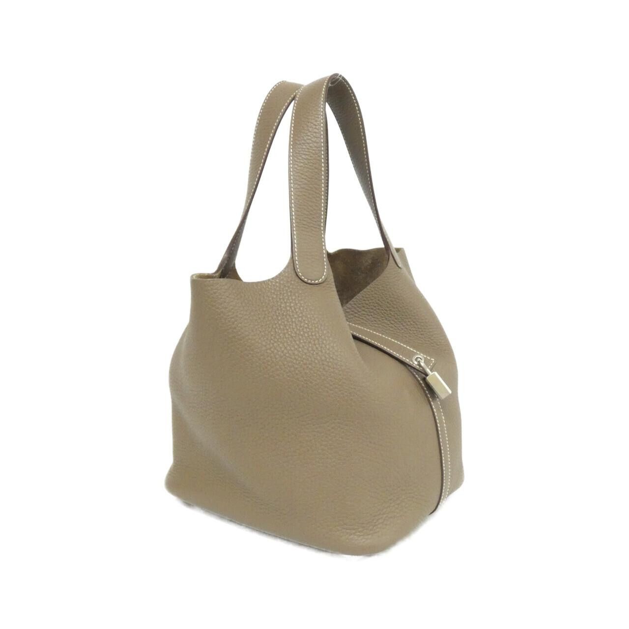 Hermes Hermes Hermes Picotan Lock MM Clemence Bag Leather Handbag B DUTY FREE for USA Size ONE SIZE - 1 Thumbnail