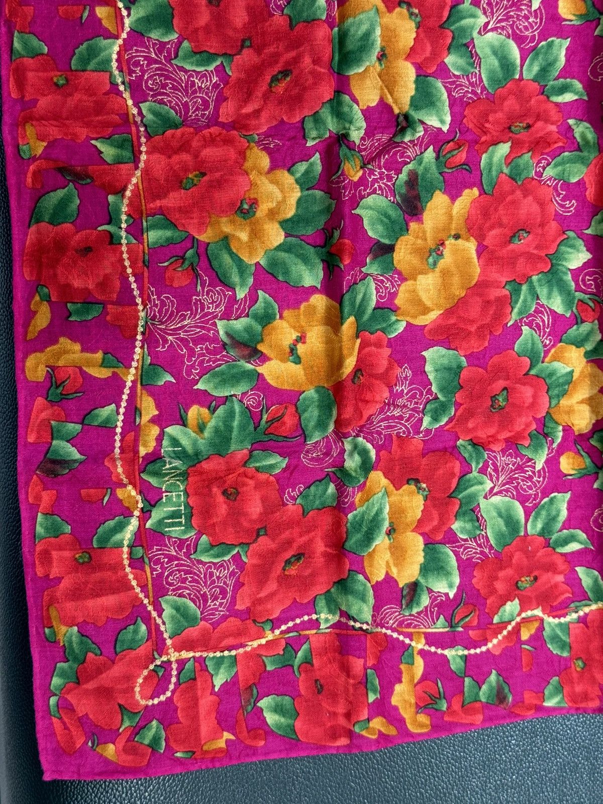 Burberry × Givenchy × Versace Vintage Scarf (100% cotton) Size ONE SIZE - 21 Thumbnail