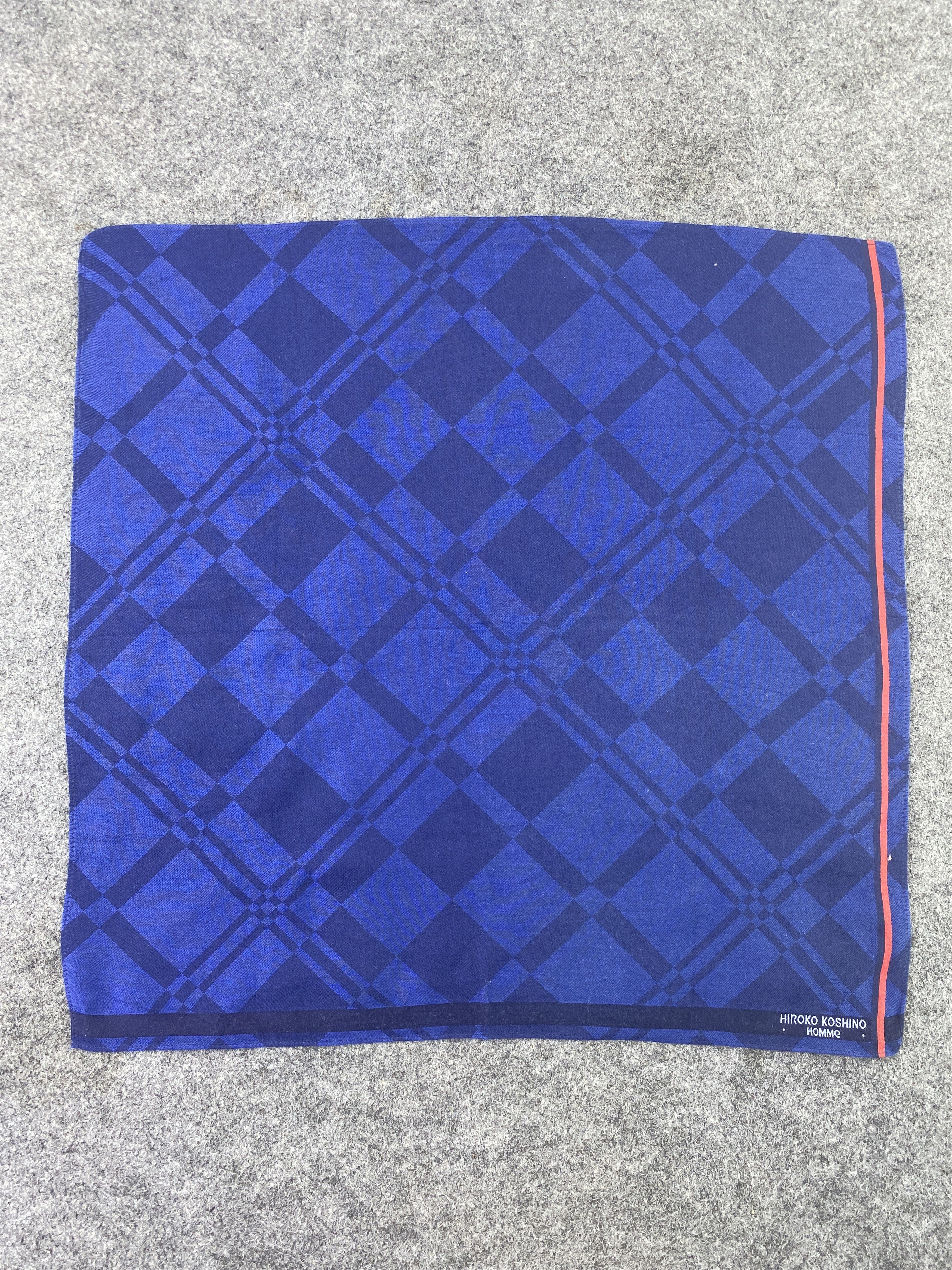 Hiroko Koshino Homme × Vintage Hiroko Koshino Homme Handkerchief/Bandana/Neckerchief-B152 Size ONE SIZE - 3 Thumbnail