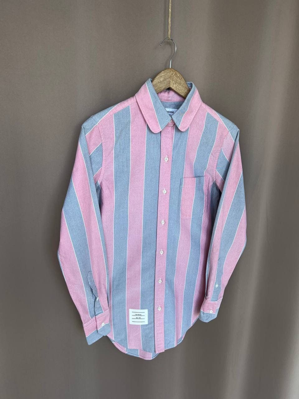Thom Browne Thom Browne Button Shirt Womens Size 42 Long Sleeve Striped Size M / US 6-8 / IT 42-44 - 5 Thumbnail
