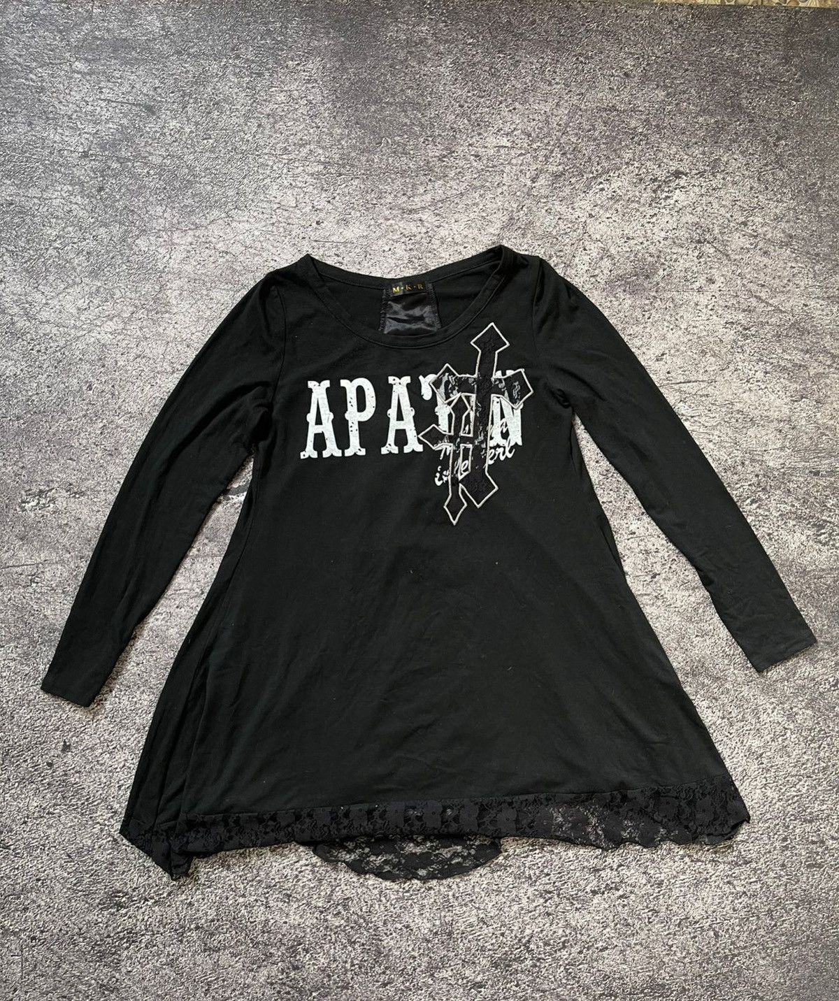 Japanese Brand Y2K M•K•R ifsixwasnine cross dress longsleeve Size M / US 6-8 / IT 42-44 - 1 Thumbnail