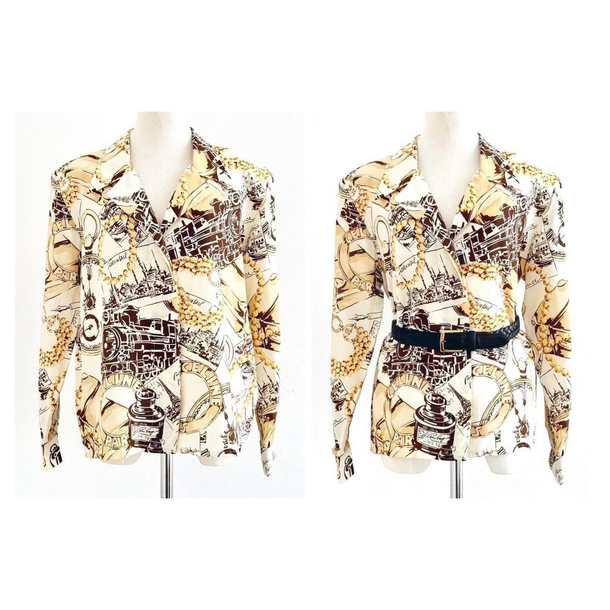 Celine Vintage Celine Blouse 90~00’s Size M / US 6-8 / IT 42-44 - 1 Thumbnail