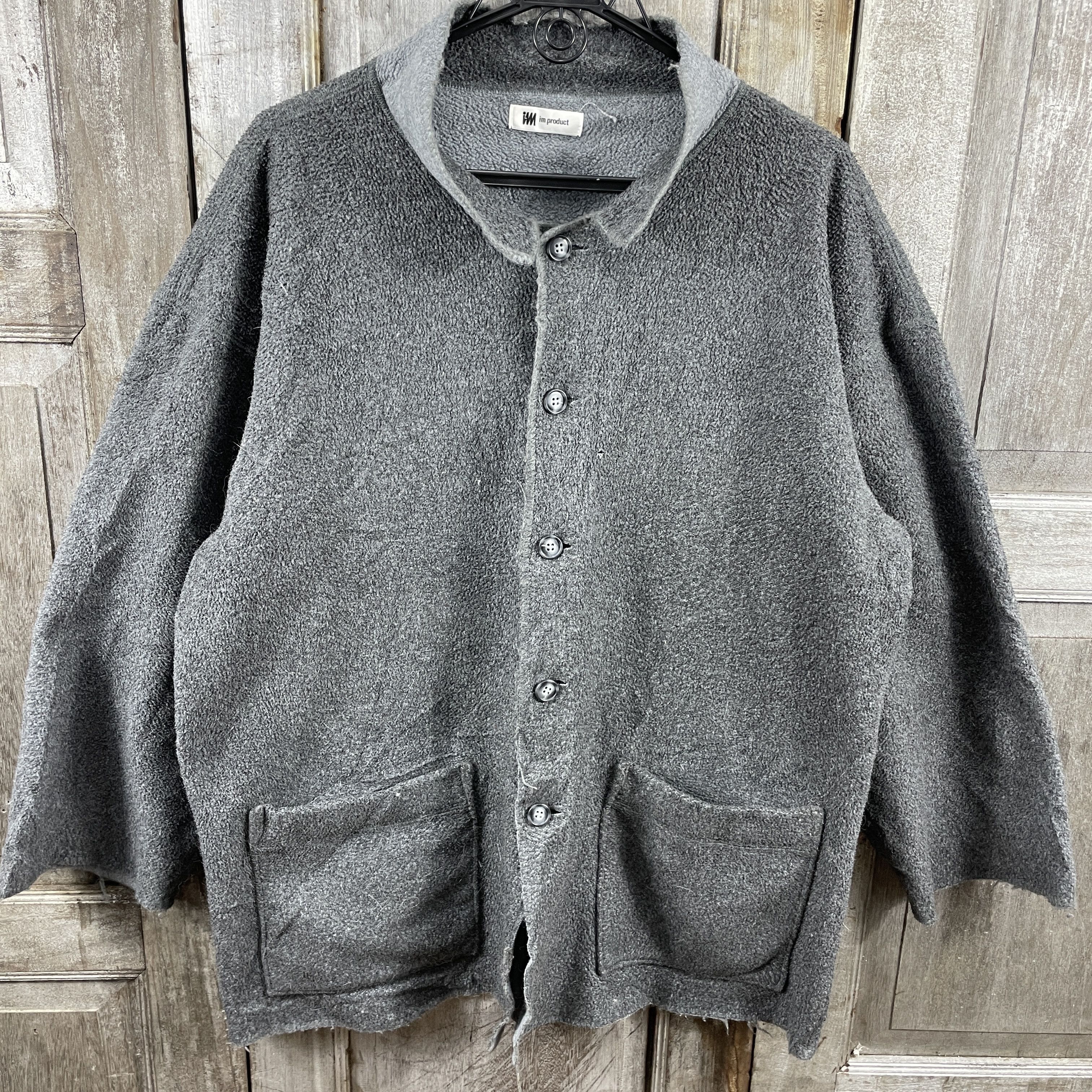 Issey Miyake × Vintage Issey Miyake Fleece Button Up Jacket Size US XL / EU 56 / 4 - 9 Thumbnail