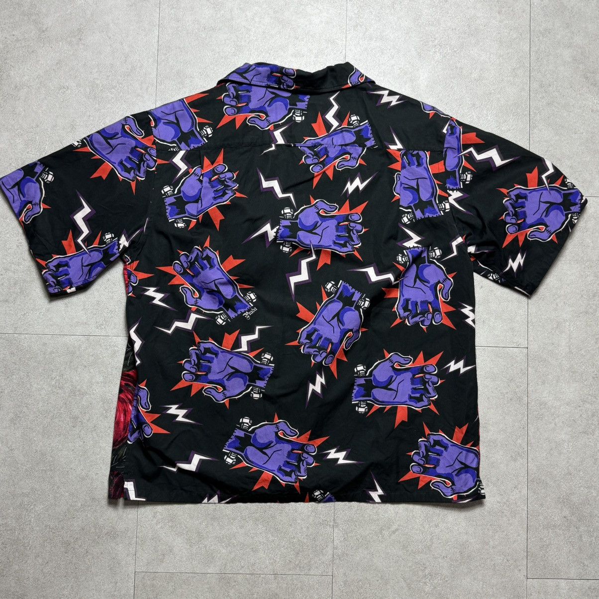 Prada × Universal Studios Prada Frankenstein Rose Poplin Shirt Size US M / EU 48-50 / 2 - 2 Thumbnail