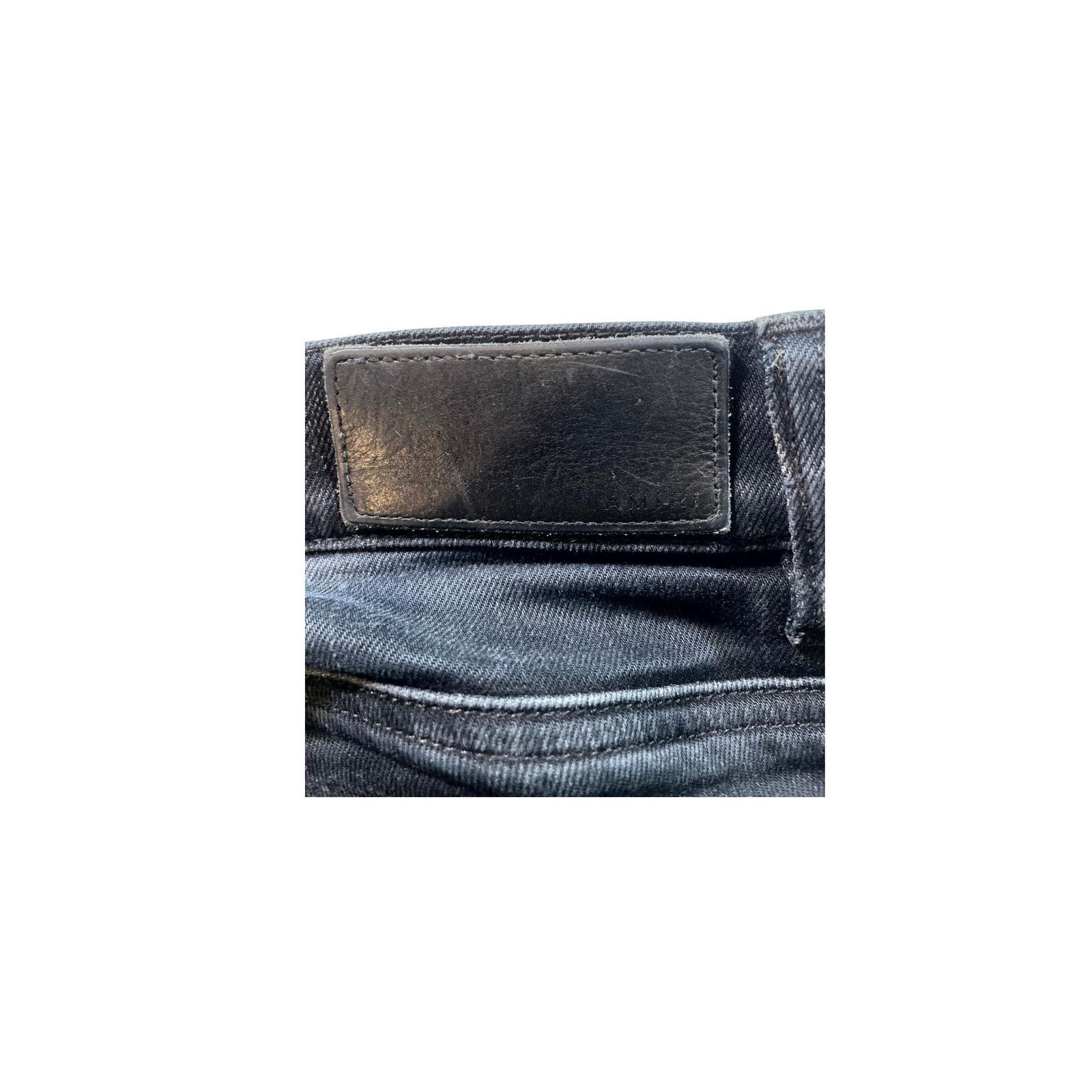 Amiri Amiri "MX1 Crackle" Black & Pink Jeans Size US 29 - 4 Thumbnail