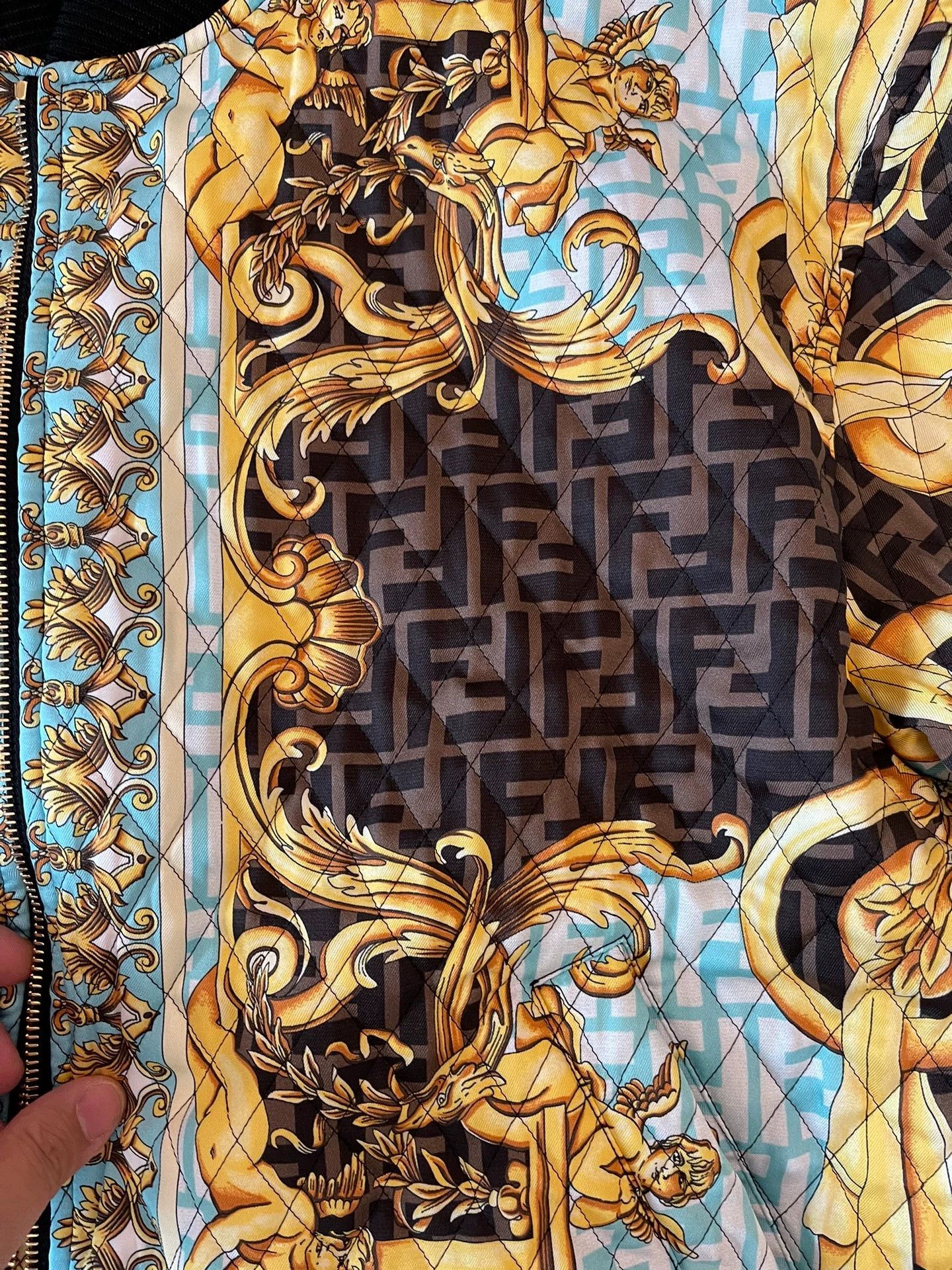 Versace Versace x Fendi Silk FF Jacket 48 New With Tags Size US M / EU 48-50 / 2 - 3 Thumbnail