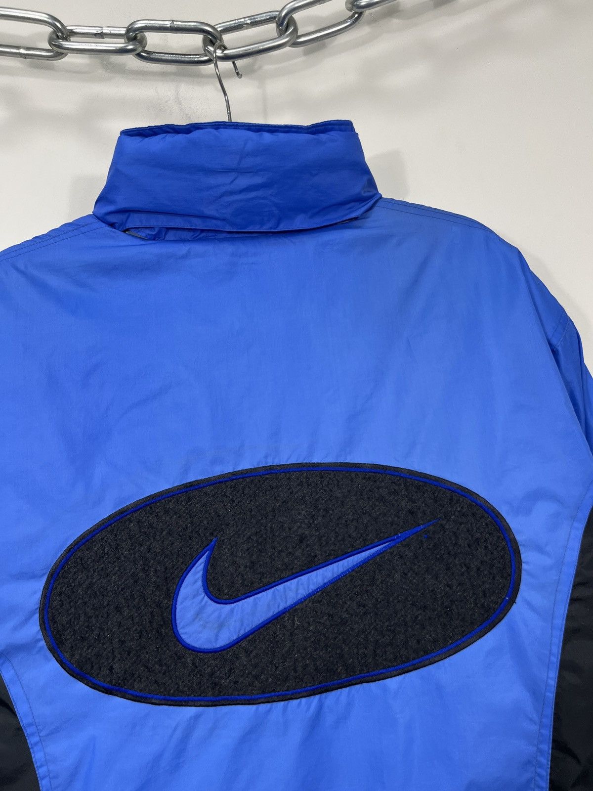 Nike Vintage Nike Big Swoosh Y2K 90s Retro Hype Jacket Size US L / EU 52-54 / 3 - 4 Thumbnail
