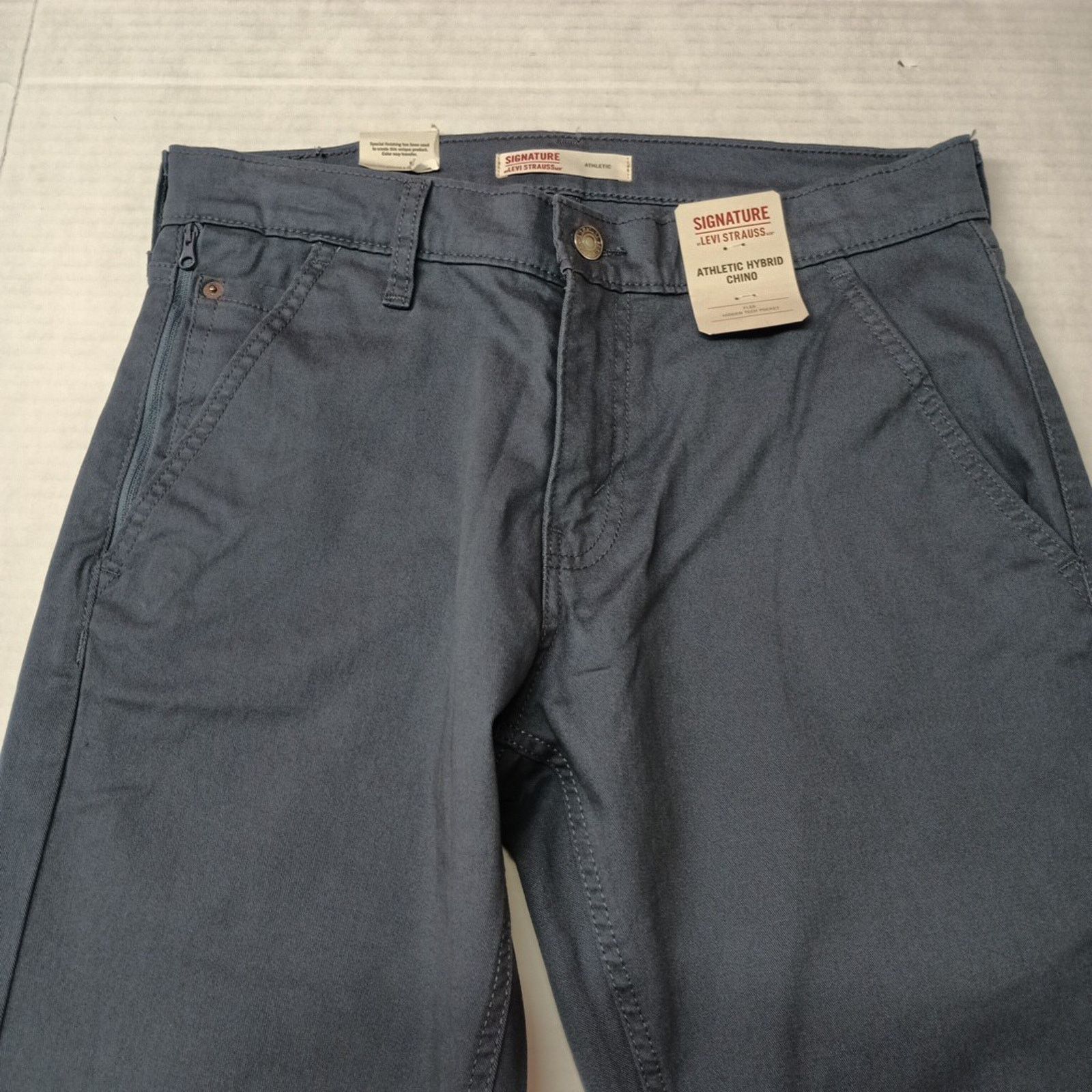 Levi's Signature By Levi Strauss Chino Pants Men's Size 30x30 Blue Size US 30 / EU 46 - 4 Thumbnail