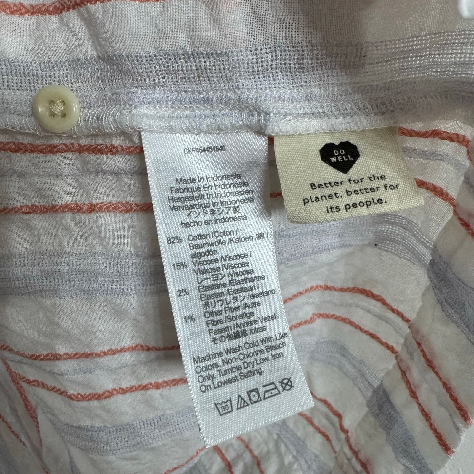 Madewell Madewell Beachside Seersucker Stripe Shirt Button Down XXS Size XXS / US 00 / IT 34 - 6 Thumbnail