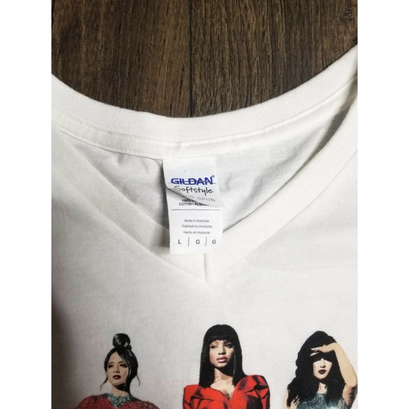 Harmony Fifth Harmony 5H T Shirt White Band Tee 7/27 Womens L Size L / US 10 / IT 46 - 3 Thumbnail