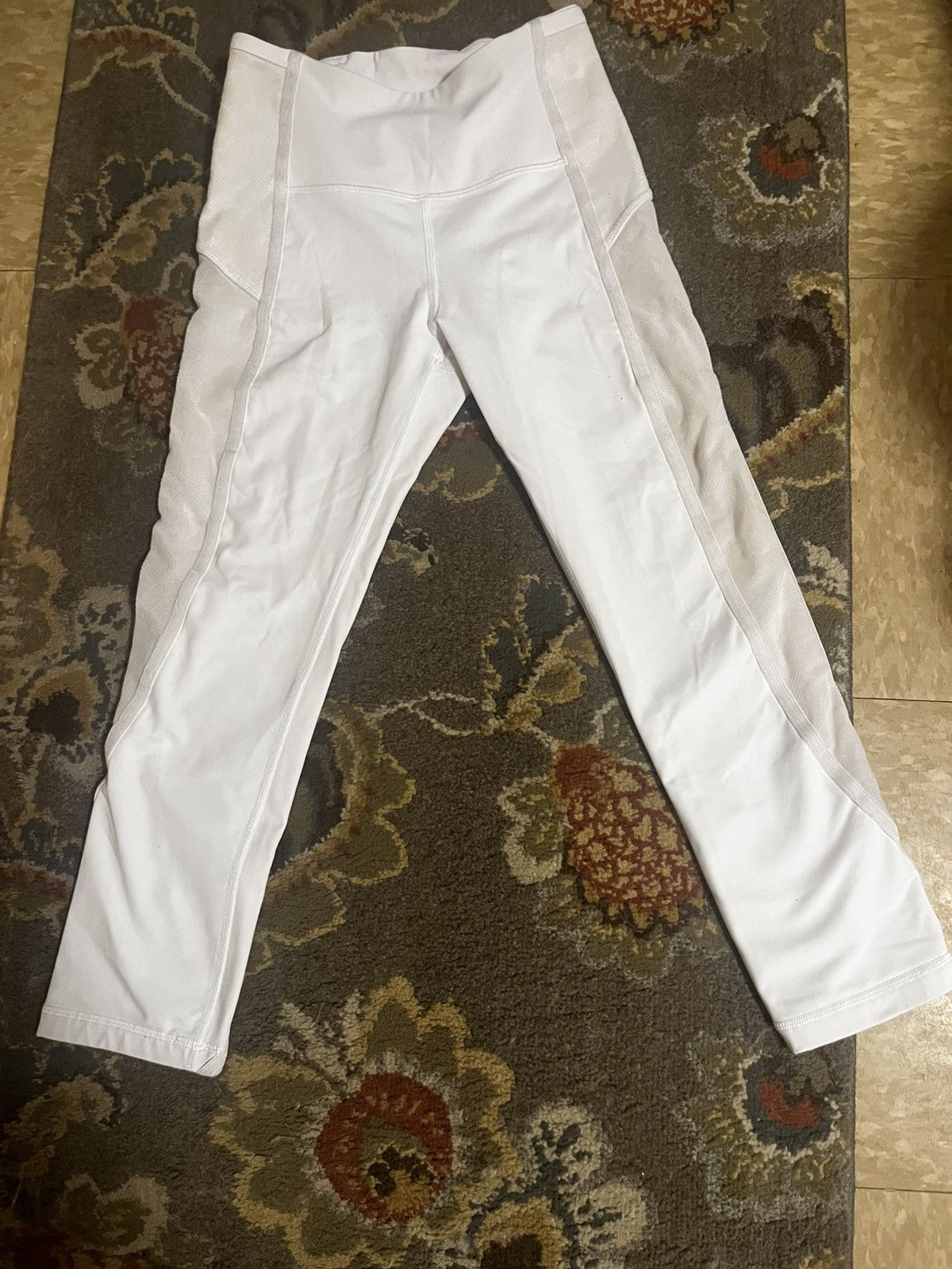 Lululemon White mesh panel Train Times (4) Size 24" / US 00 / IT 34 - 10 Thumbnail