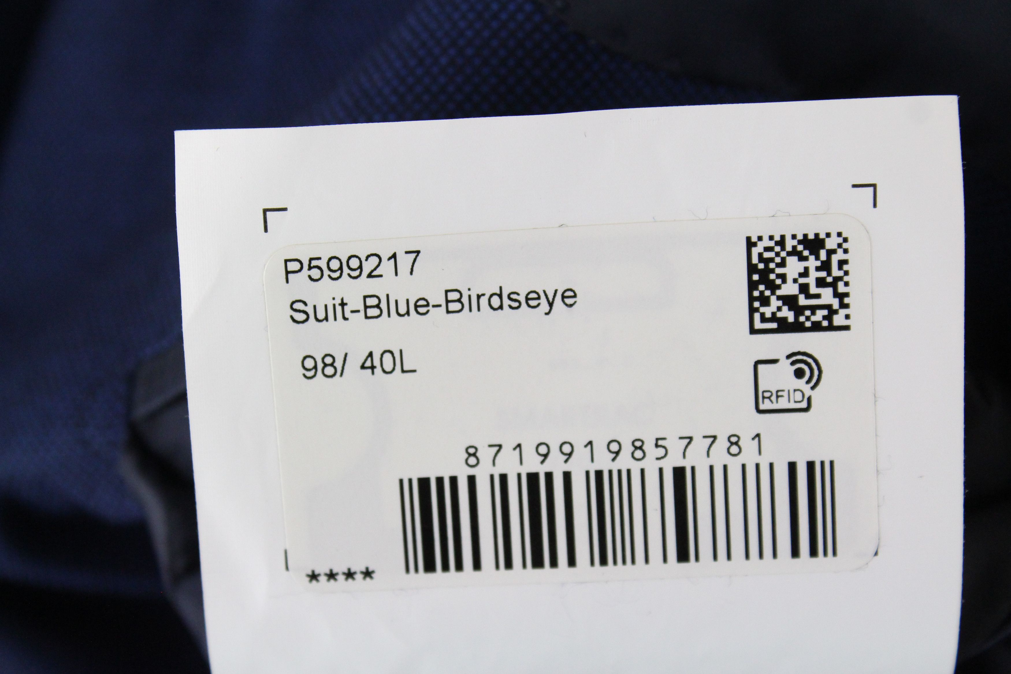 Suitsupply JORT UK40L Blue Check Melange Wool Silk Blazer 55102 Size 40L - 6 Thumbnail