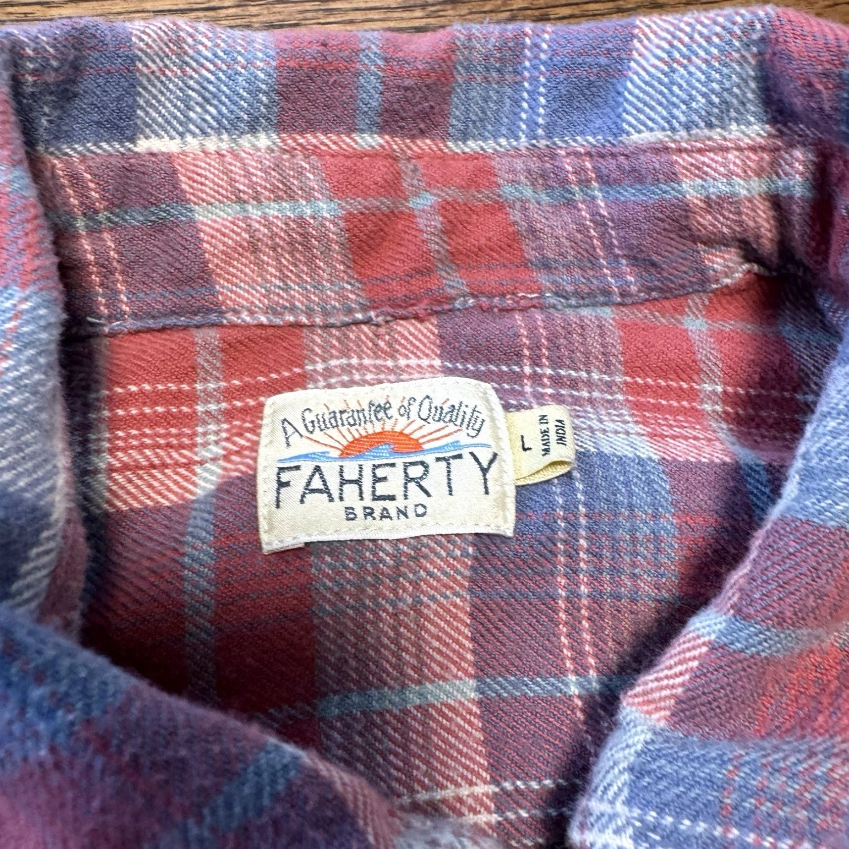 Faherty Faherty Button-Up Shirt Multicolor Flannel Long Sleeve Men L Size Casual Western Classic Size US L / EU 52-54 / 3 - 4 Thumbnail