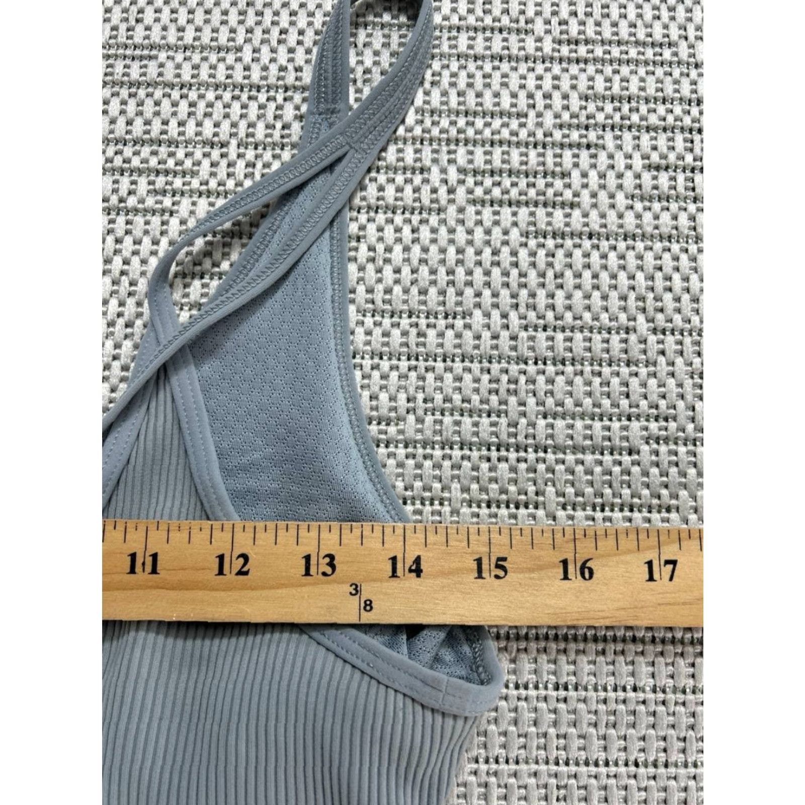 Vuori Vuori Tank Top Womens Xxs Blue Ribbed Yoga Pullover Size XXS / US 00 / IT 34 - 6 Thumbnail
