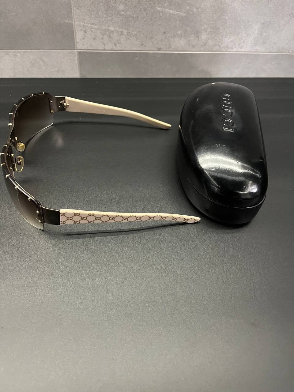 Gucci Gucci Guccissima Gradient Studded GG1823/S Semi Rimless Size ONE SIZE - 9 Thumbnail