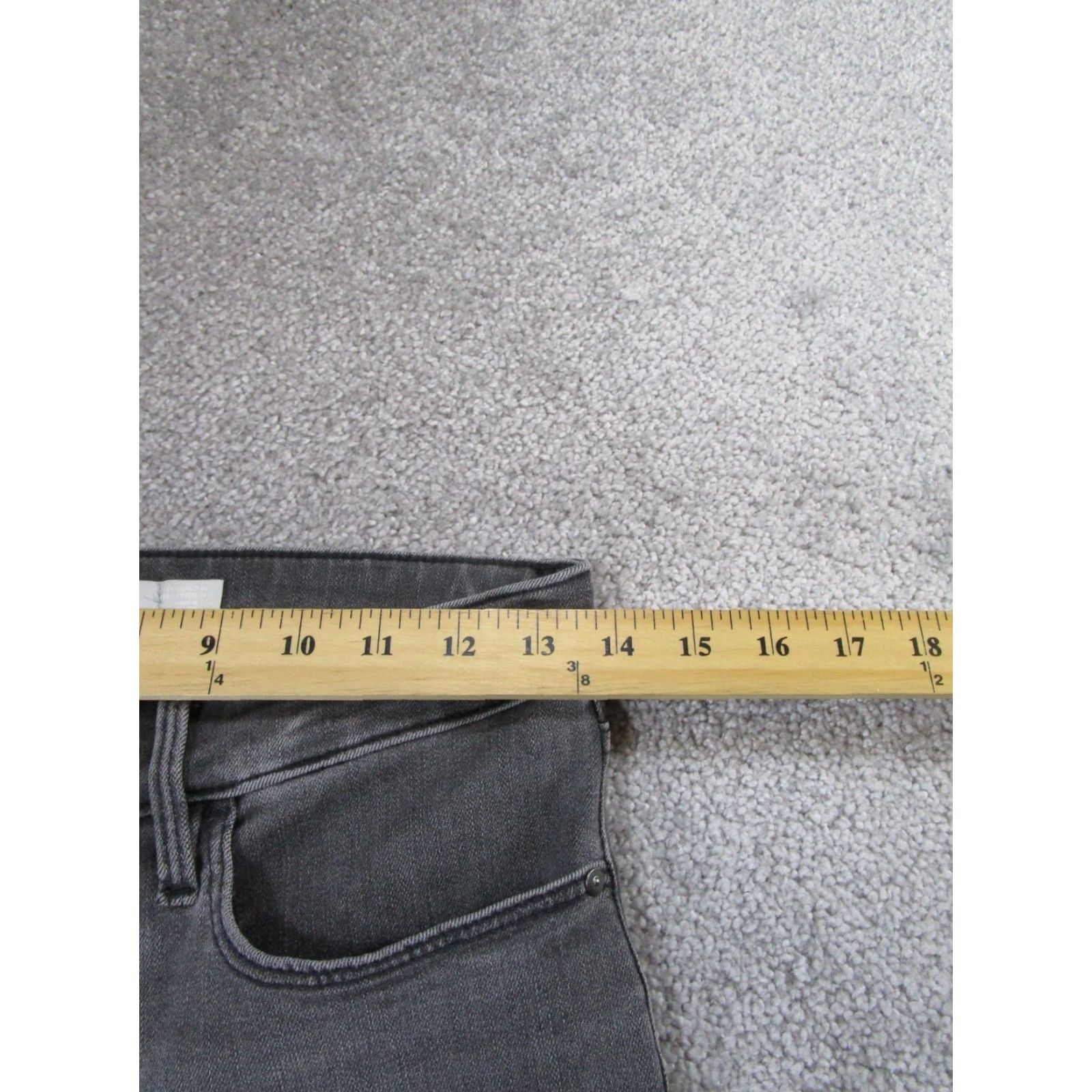 Athleta VINTAGE Athleta Womens Jeans Skinny Mid Rise 4 Gray Denim 2010s Size 27" / US 4 / IT 40 - 7 Thumbnail
