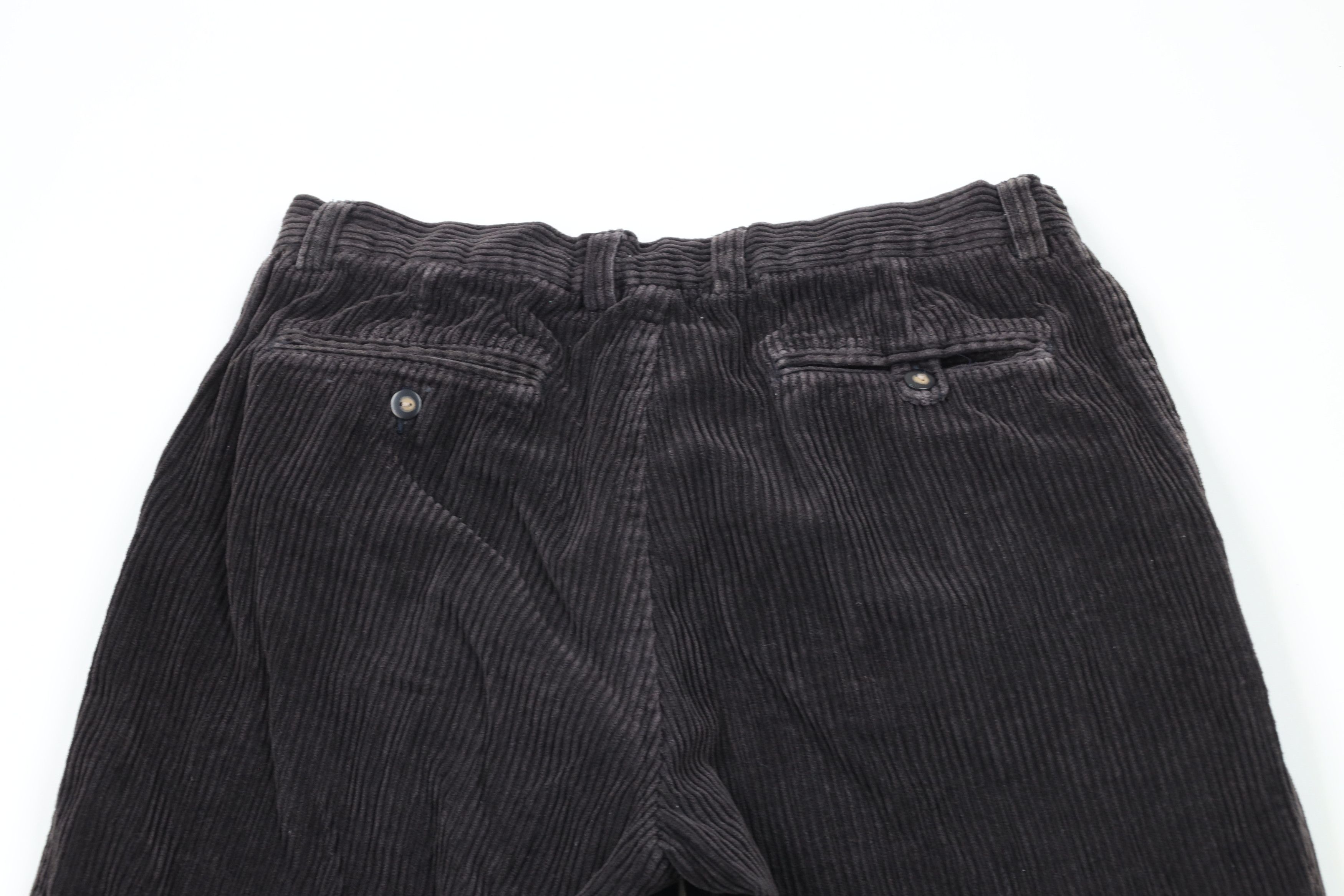 Vintage Vintage 90s Streetwear Pleated Wide Leg Corduroy Chino Pants Size US 34 / EU 50 - 11 Thumbnail