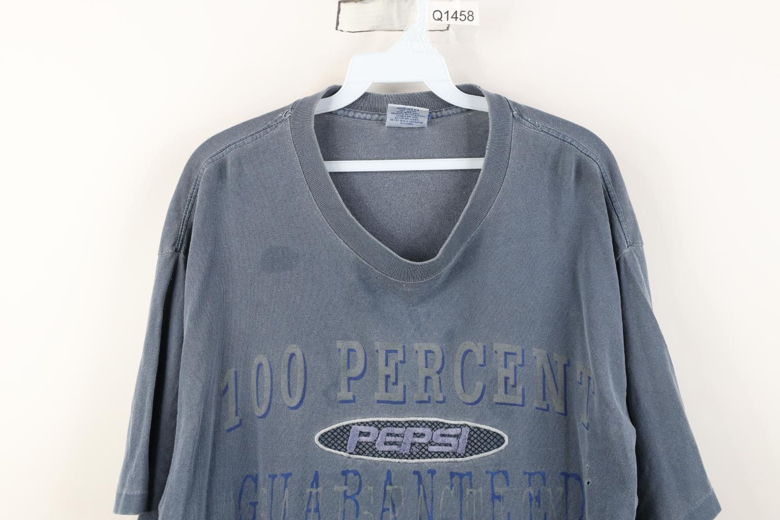 Vintage Vintage 90s Pepsi Co Stonewashed Short Sleeve T-Shirt USA Size US L / EU 52-54 / 3 - 2 Thumbnail