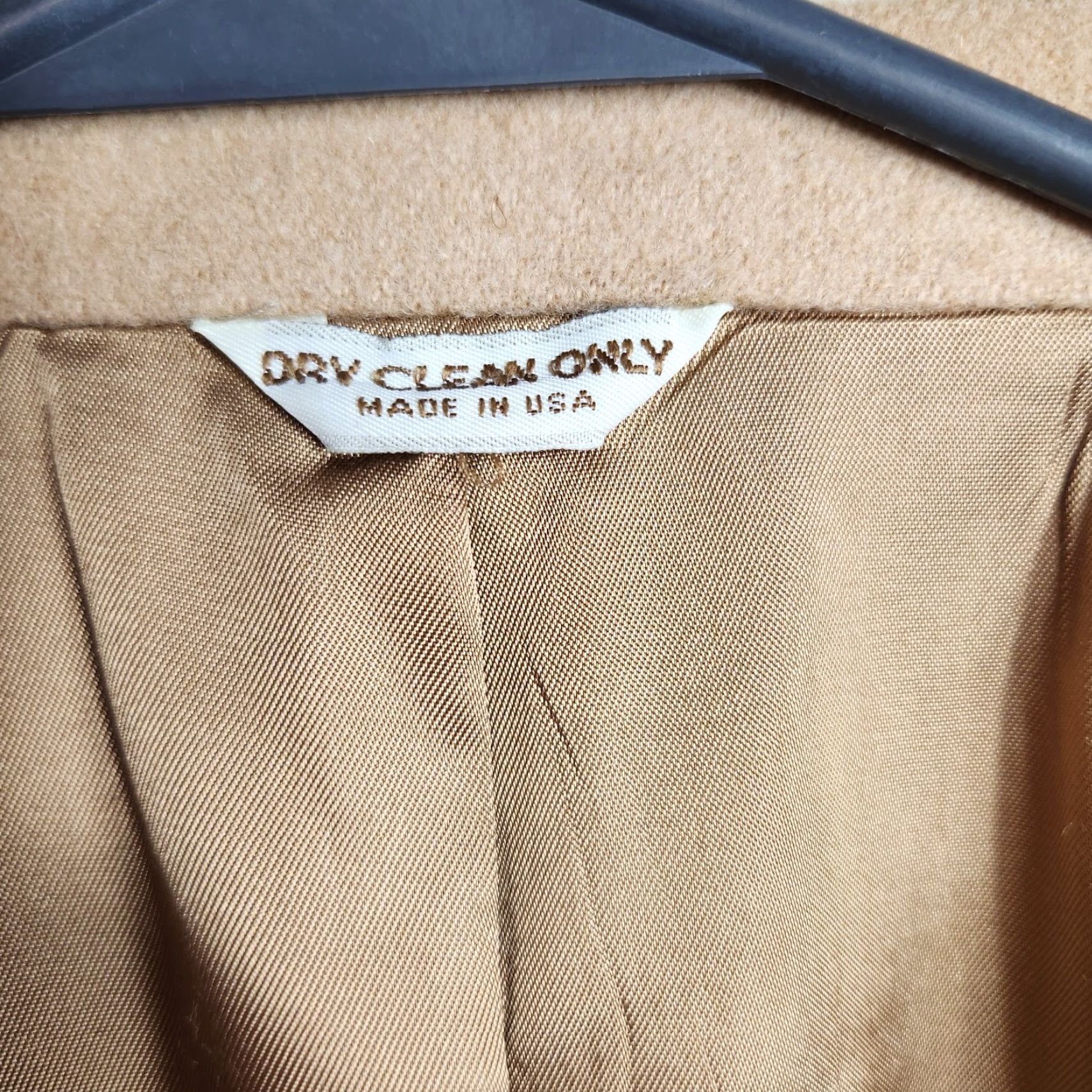 Bill Blass Bill Blass Mens Vintage Union Made 100% Camel Hair 2 Button Sport Coat Size 44R Beige Blazer Jacket Size 44R - 7 Thumbnail