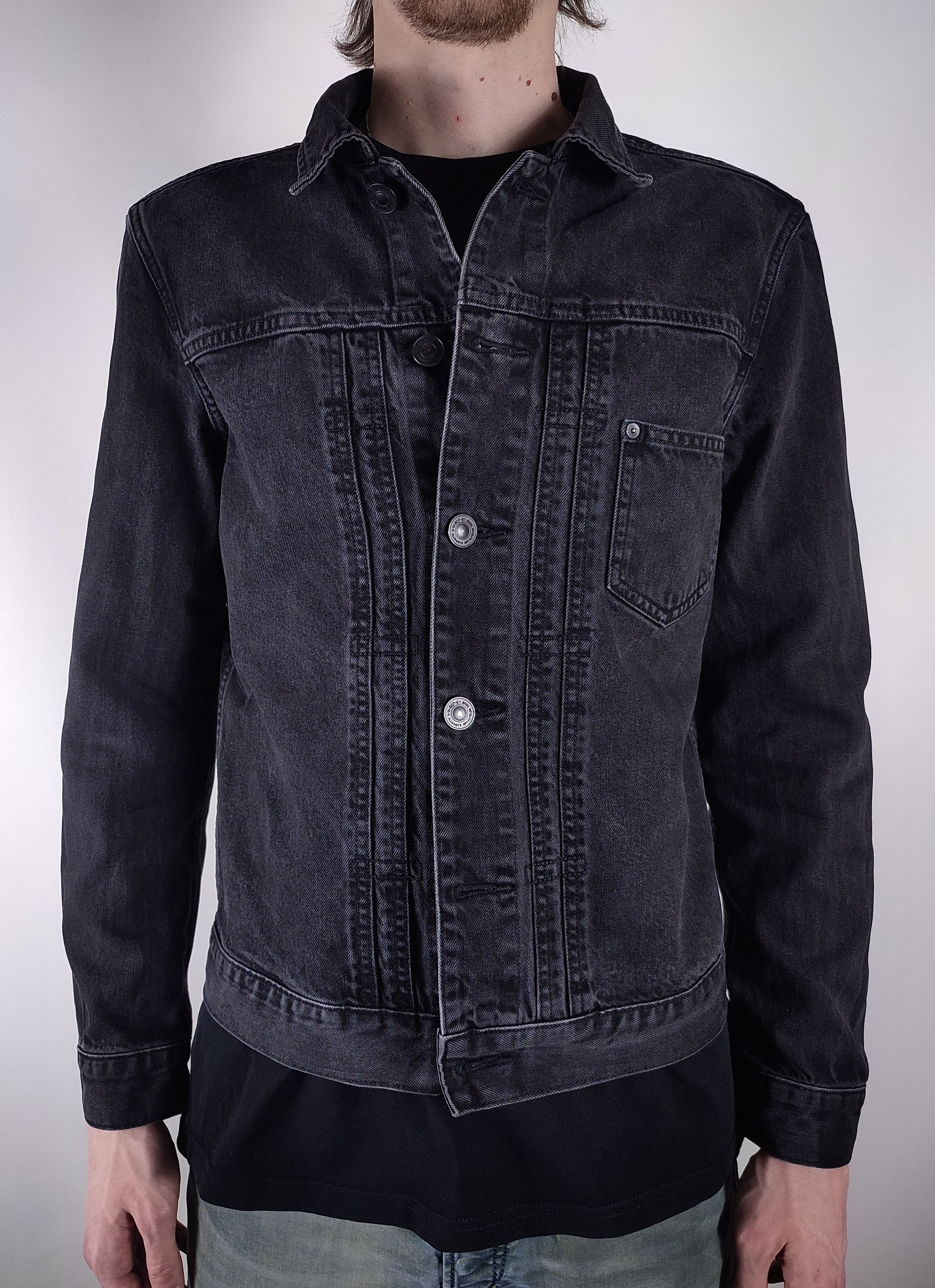 Allsaints Allsaints Baroda Black Denim Jacket Size US M / EU 48-50 / 2 - 2 Thumbnail