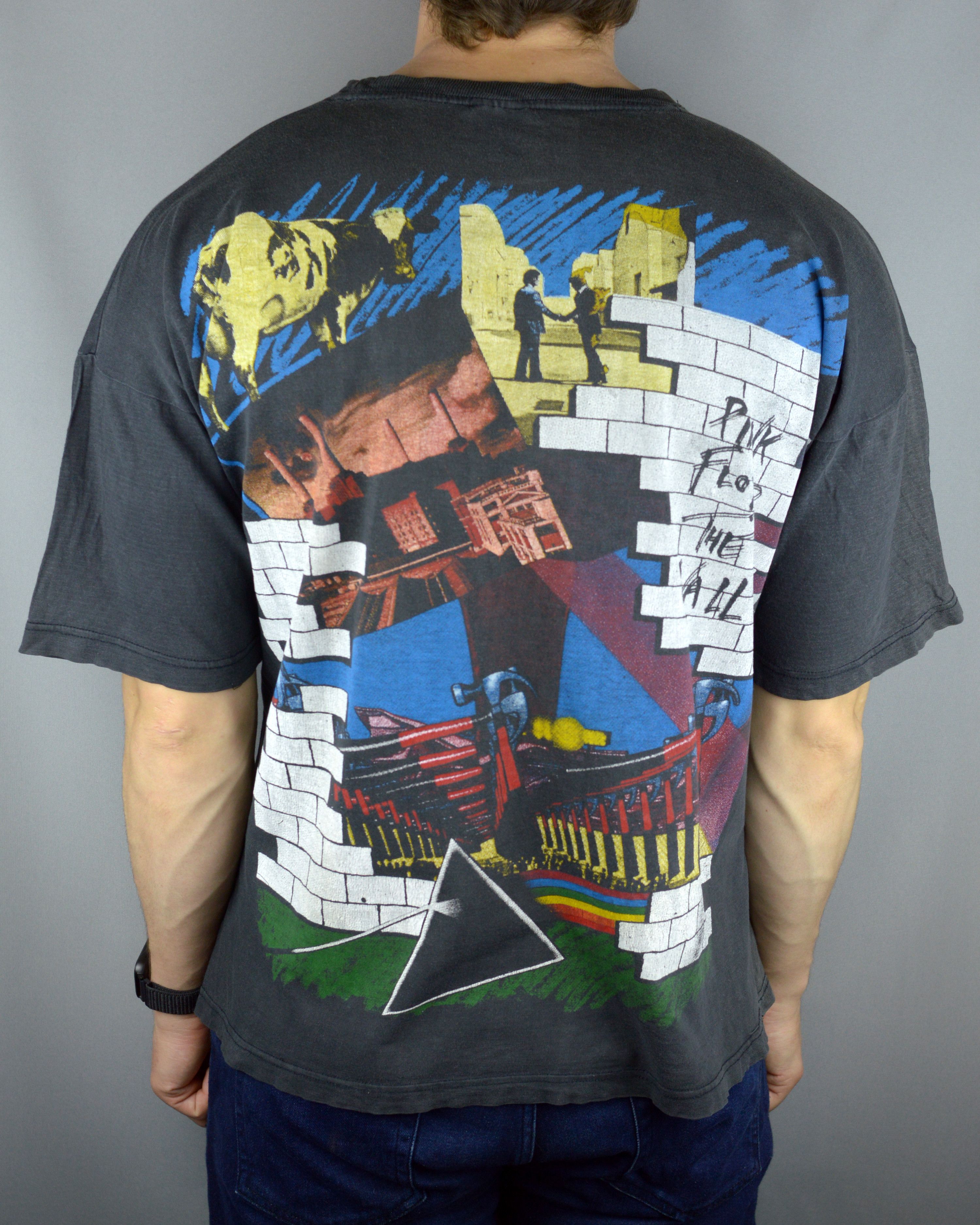 Pink Floyd × Vintage Vintage Pink Floyd Division Bell The Wall 90s t shirt Size US XL / EU 56 / 4 - 2 Thumbnail