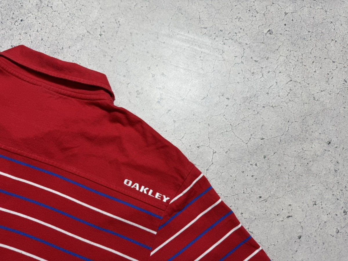 Oakley Oakley Striped Vintage Polo Shirt Size XL Size US XL / EU 56 / 4 - 11 Thumbnail