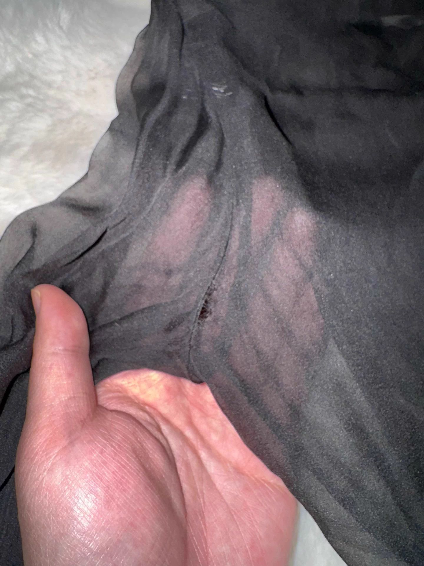 Saint Laurent Paris YSL Silk Sheer Blouse 37 Defects Size S / US 4 / IT 40 - 7 Thumbnail
