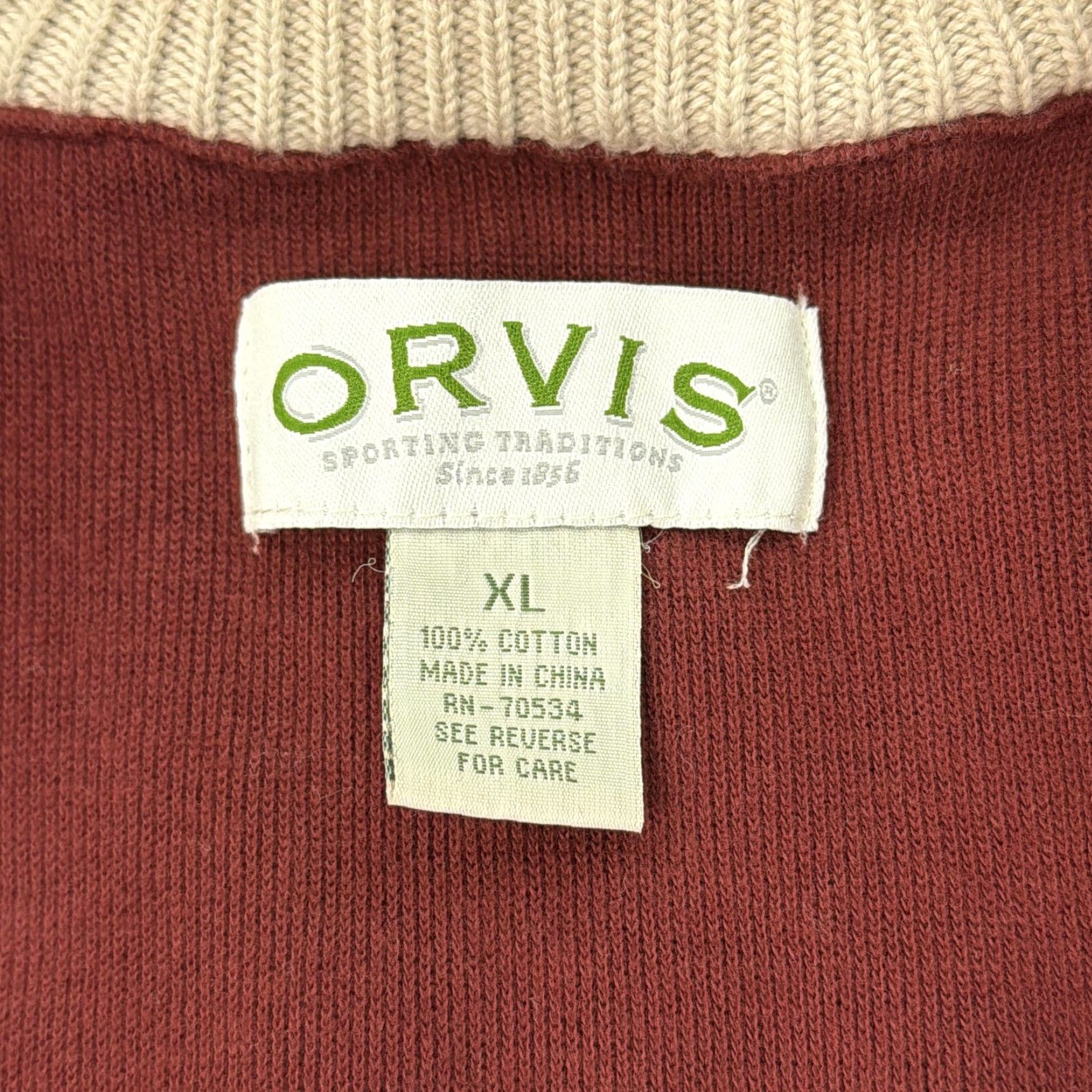 Orvis Orvis Jacket Mens XL Beige Full Zip Cotton Suede Shoulder Patches Bomber Size US XL / EU 56 / 4 - 7 Thumbnail