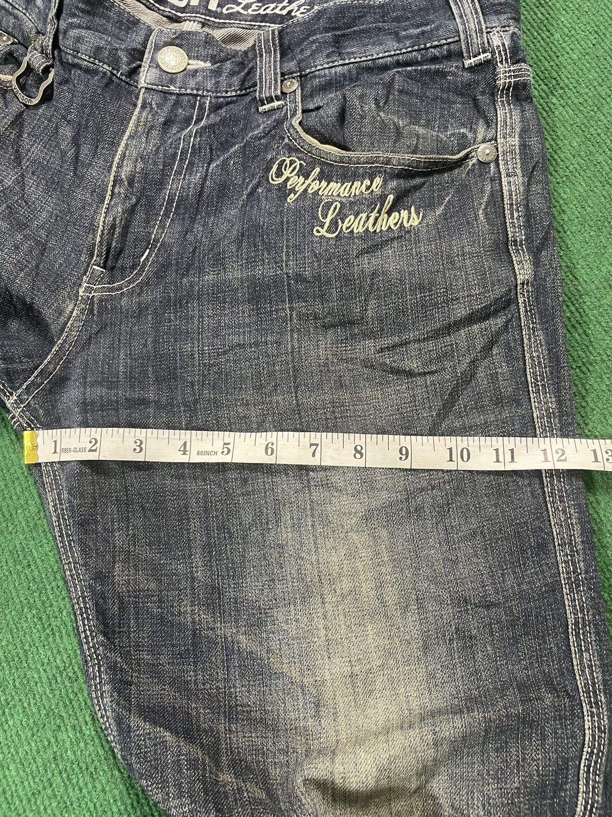 Vanson Leathers Vintage Vanson Leather Distressed Jeans Size US 37 - 16 Thumbnail