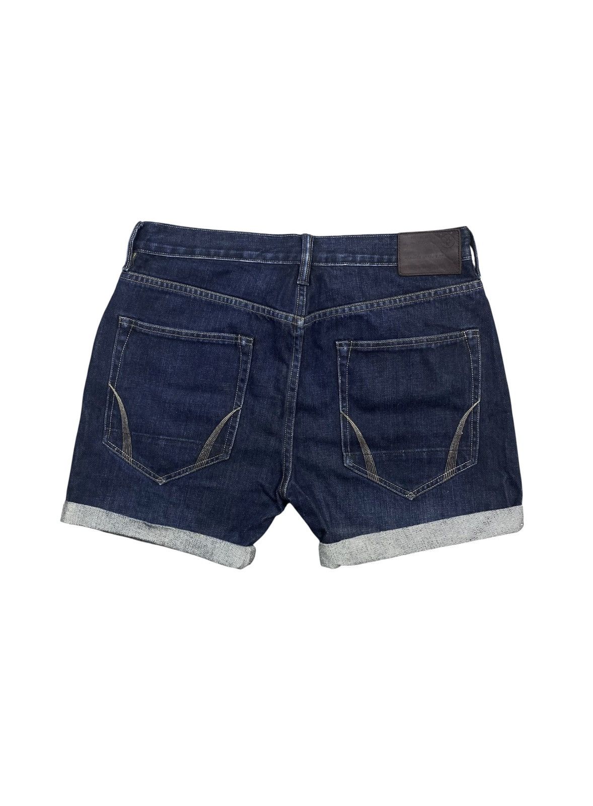 Allsaints Allsaints Deathstar Iggy Selvedge Distressed Denim Shorts Size US 32 / EU 48 - 2 Thumbnail